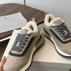 Brunello Cucinelli 26ss最新 Bc 系带 羊毛休闲鞋 鞋面进口麂皮/进口牛皮 内里进口羊毛/羊 Brunello Cucinelli 26ss最新 Bc 系带 羊毛休闲鞋 鞋面进口麂皮/进口牛皮 内里进口羊毛/羊