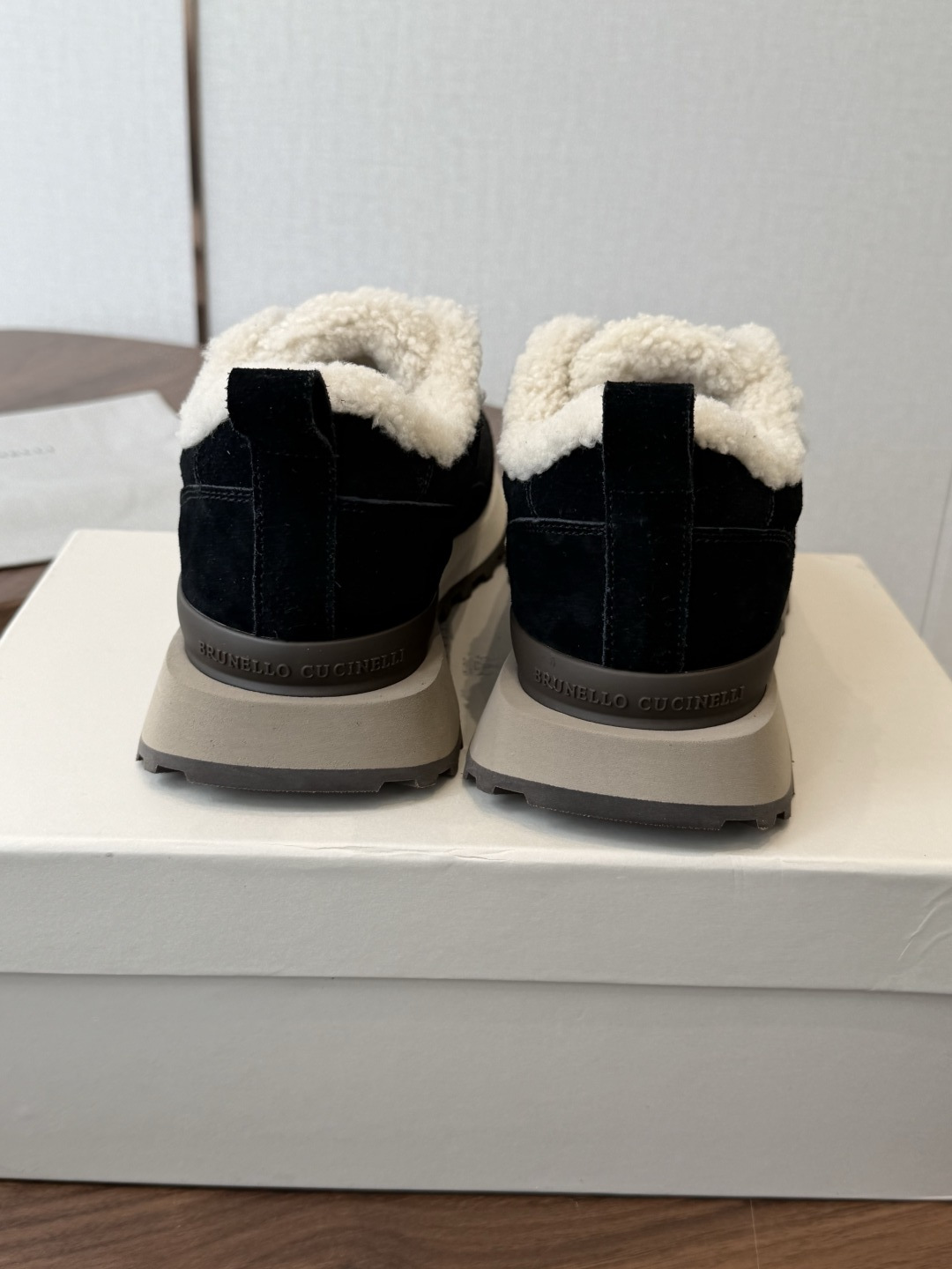 Brunello Cucinelli 26ss最新 Bc 系带 羊毛休闲鞋 鞋面进口麂皮/进口牛皮 内里进口羊毛/羊 Brunello Cucinelli 26ss最新 Bc 系带 羊毛休闲鞋 鞋面进口麂皮/进口牛皮 内里进口羊毛/羊