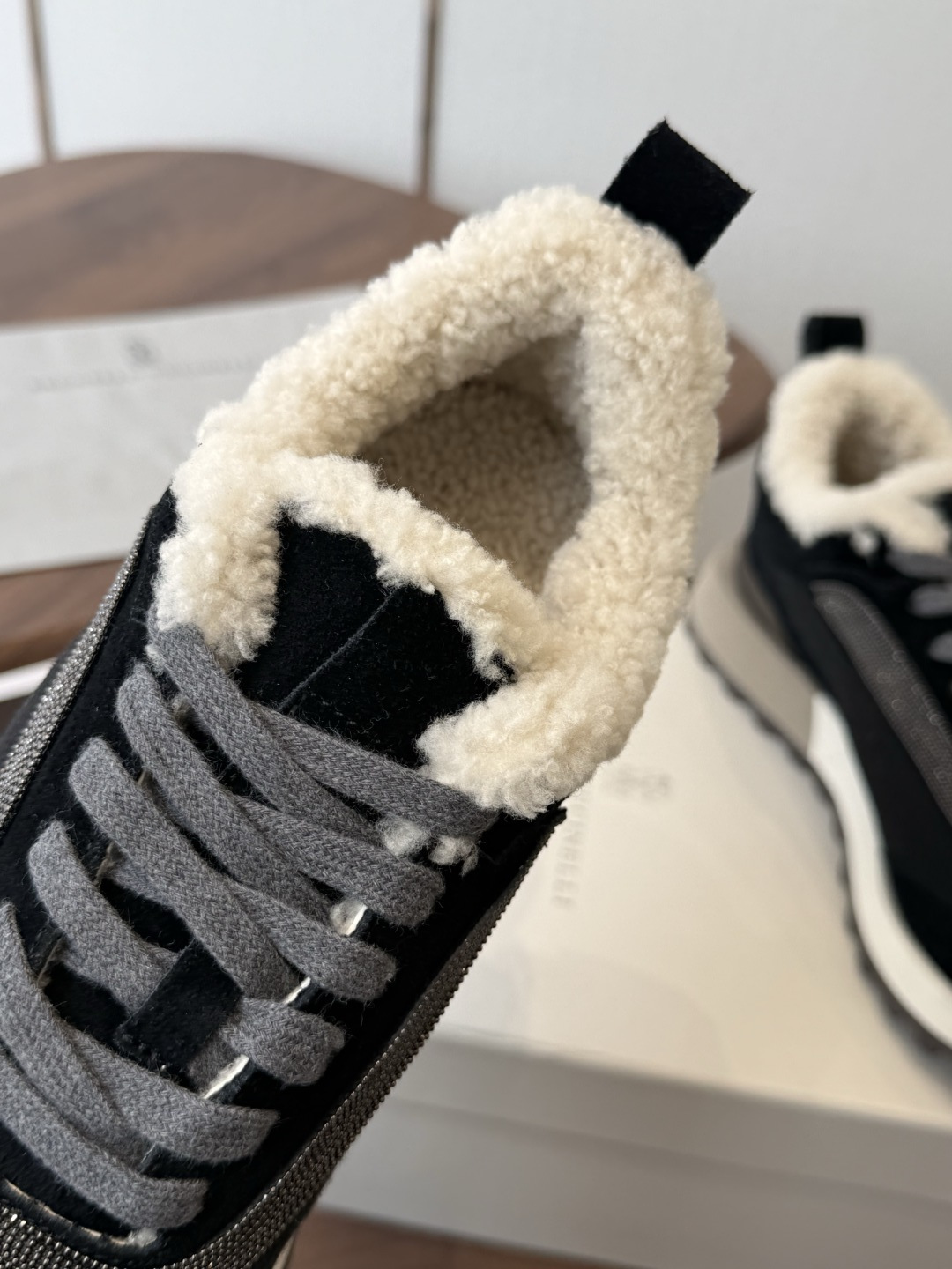 Brunello Cucinelli 26ss最新 Bc 系带 羊毛休闲鞋 鞋面进口麂皮/进口牛皮 内里进口羊毛/羊 Brunello Cucinelli 26ss最新 Bc 系带 羊毛休闲鞋 鞋面进口麂皮/进口牛皮 内里进口羊毛/羊