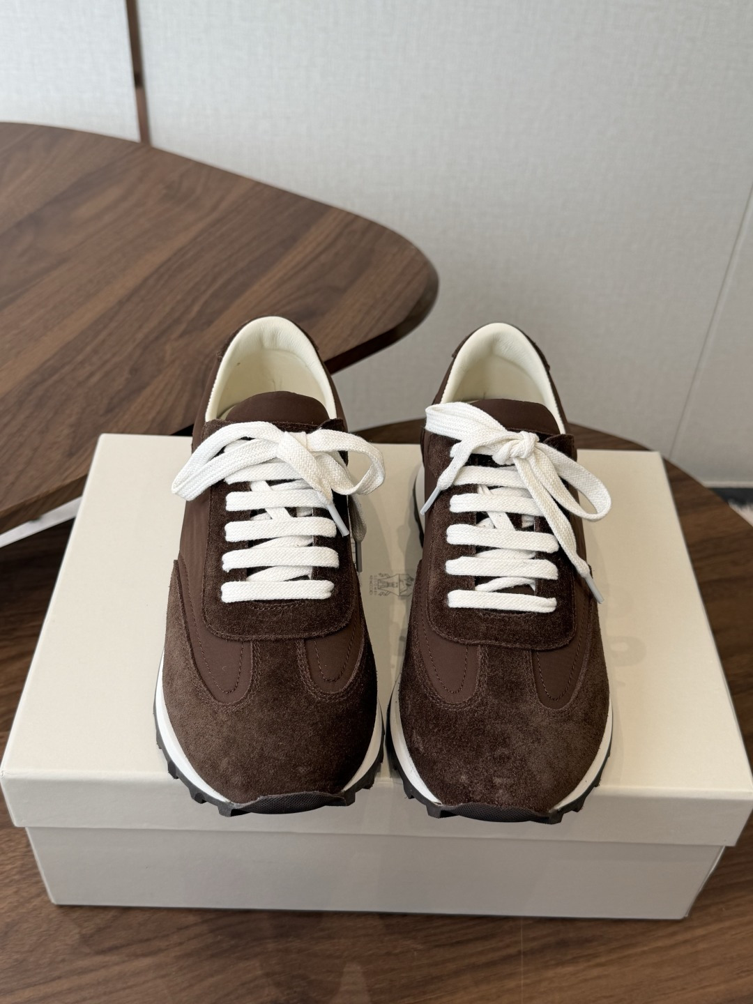 Brunello Cucinelli  26ss最新 Bc 系带 休闲鞋  鞋面进口麂皮/进口牛皮 内里进口羊毛 0.5