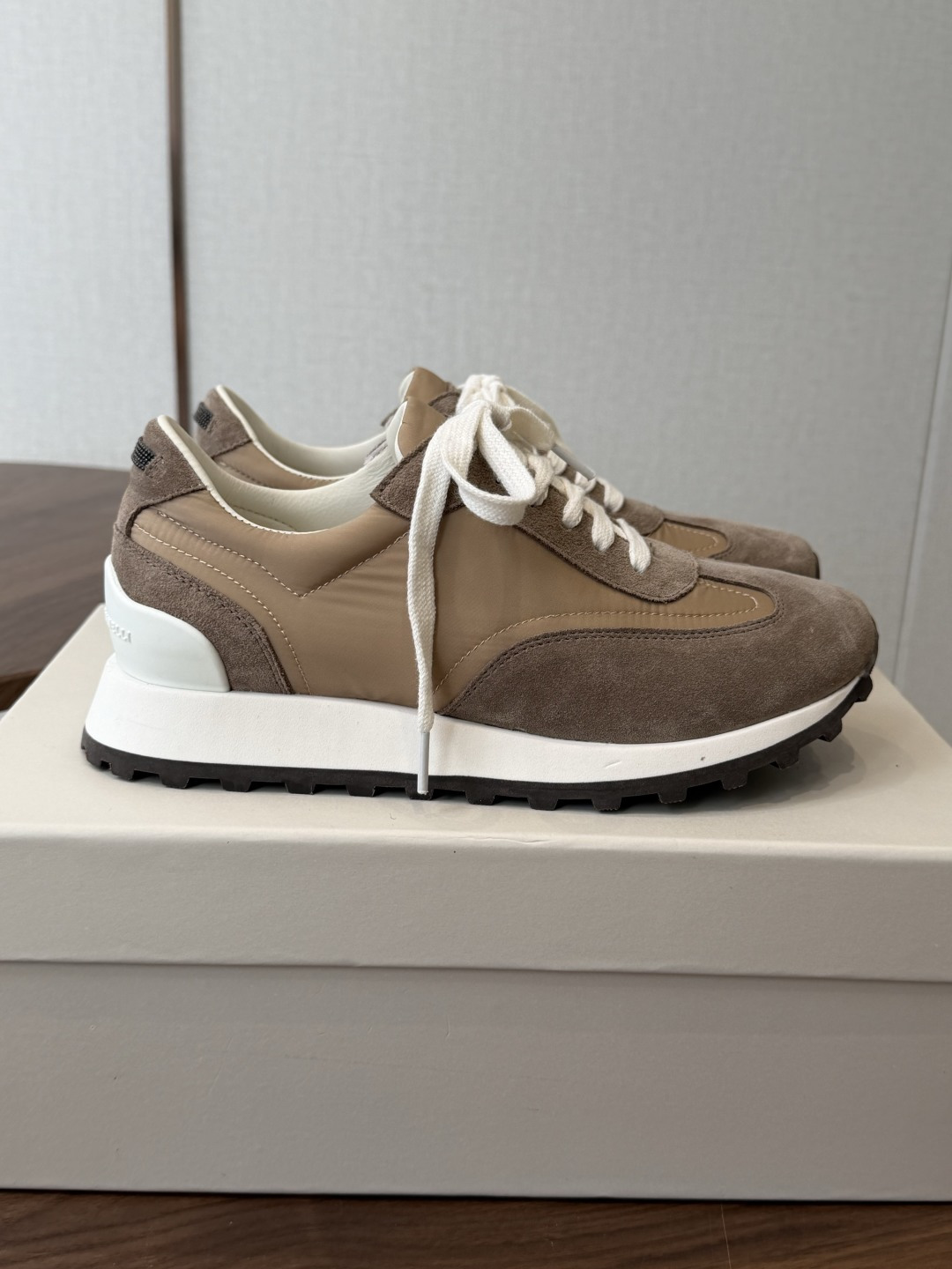 Brunello Cucinelli 26ss最新 Bc 系带 休闲鞋 鞋面进口麂皮/进口牛皮 内里进口羊毛 0.5 Brunello Cucinelli 26ss最新 Bc 系带 休闲鞋 鞋面进口麂皮/进口牛皮 内里进口羊毛 0.5