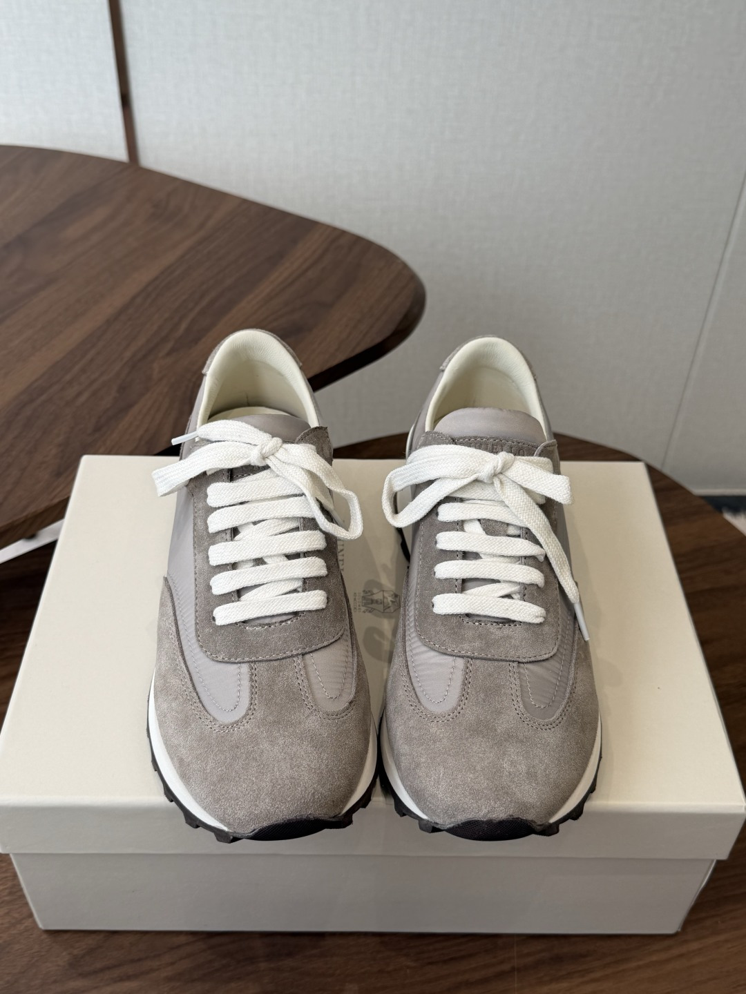 Brunello Cucinelli  26ss最新 Bc 系带 休闲鞋  鞋面进口麂皮/进口牛皮 内里进口羊毛 0.5
