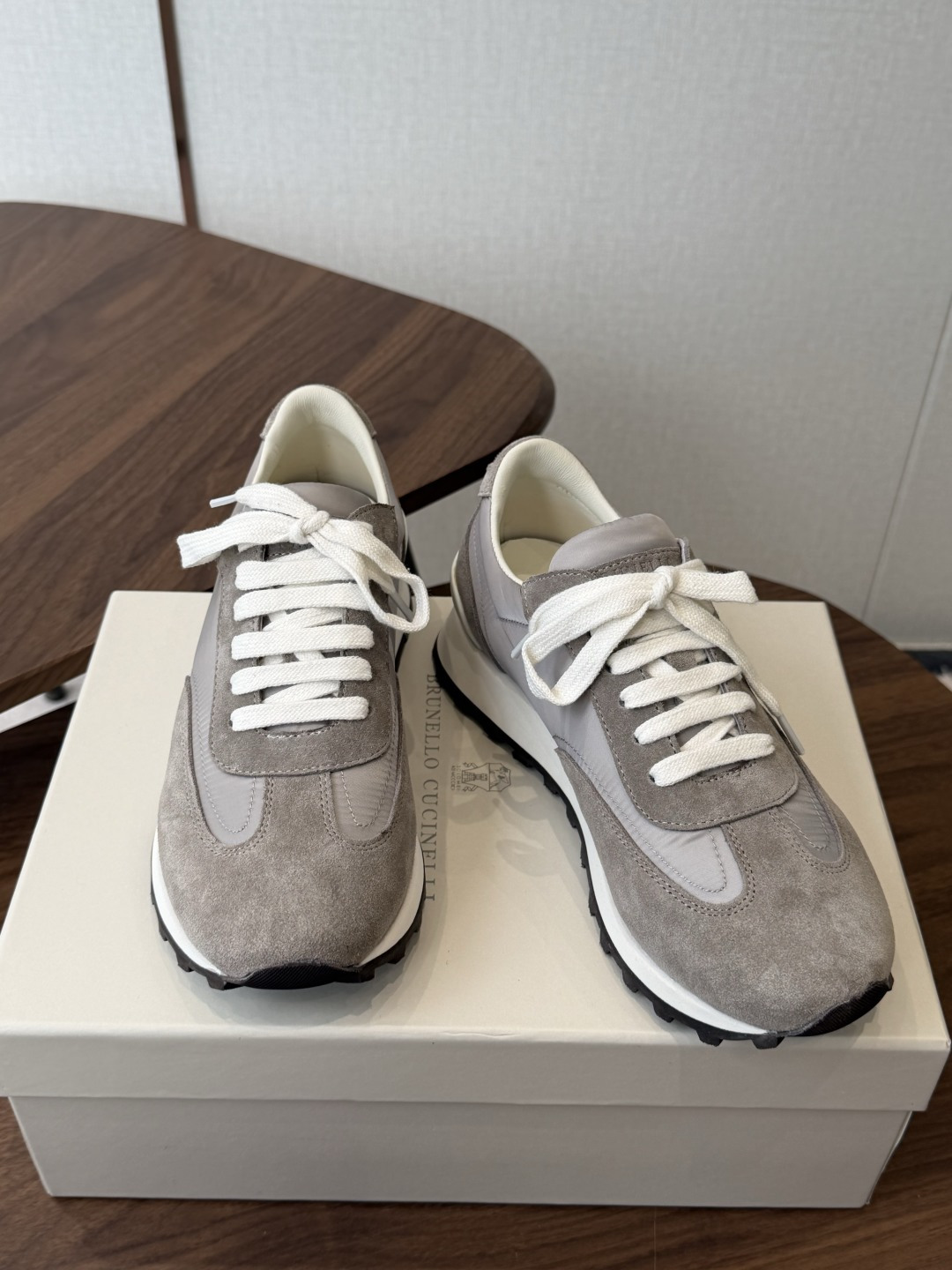 Brunello Cucinelli 26ss最新 Bc 系带 休闲鞋 鞋面进口麂皮/进口牛皮 内里进口羊毛 0.5 Brunello Cucinelli 26ss最新 Bc 系带 休闲鞋 鞋面进口麂皮/进口牛皮 内里进口羊毛 0.5