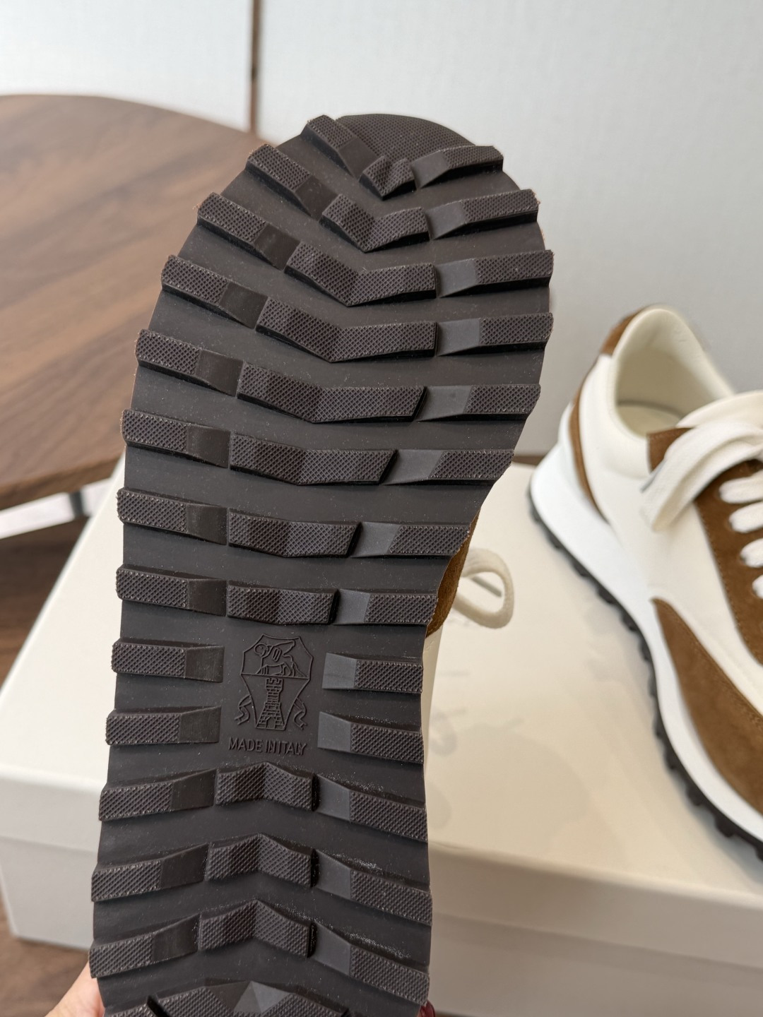 Brunello Cucinelli  26ss最新 Bc 系带 休闲鞋  鞋面进口麂皮/进口牛皮 内里进口羊毛 0.5