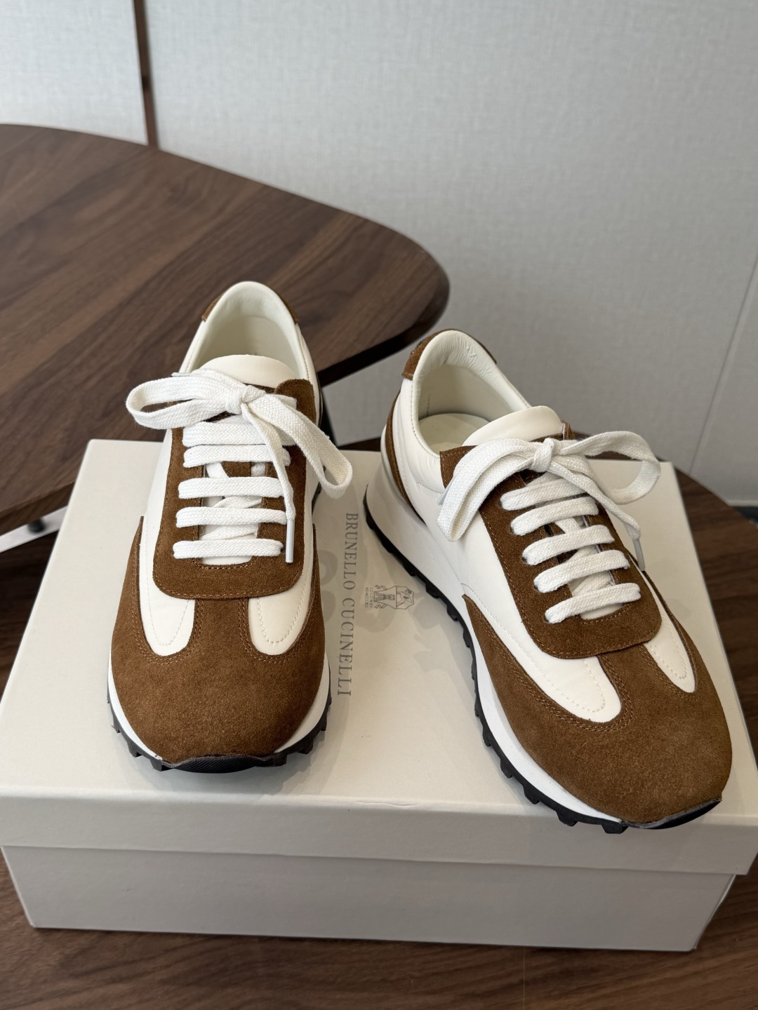 Brunello Cucinelli  26ss最新 Bc 系带 休闲鞋  鞋面进口麂皮/进口牛皮 内里进口羊毛 0.5