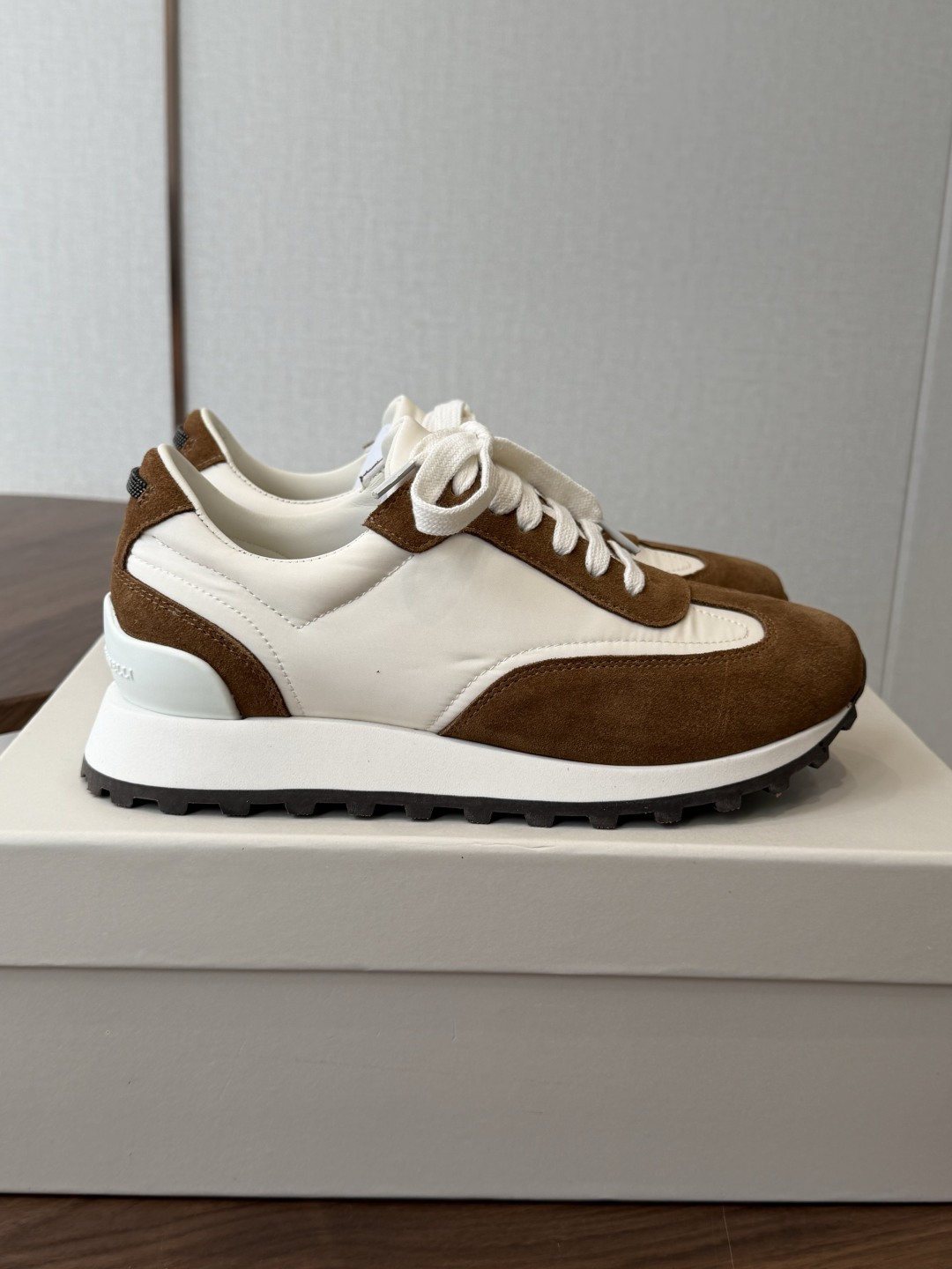 Brunello Cucinelli  26ss最新 Bc 系带 休闲鞋  鞋面进口麂皮/进口牛皮 内里进口羊毛 0.5