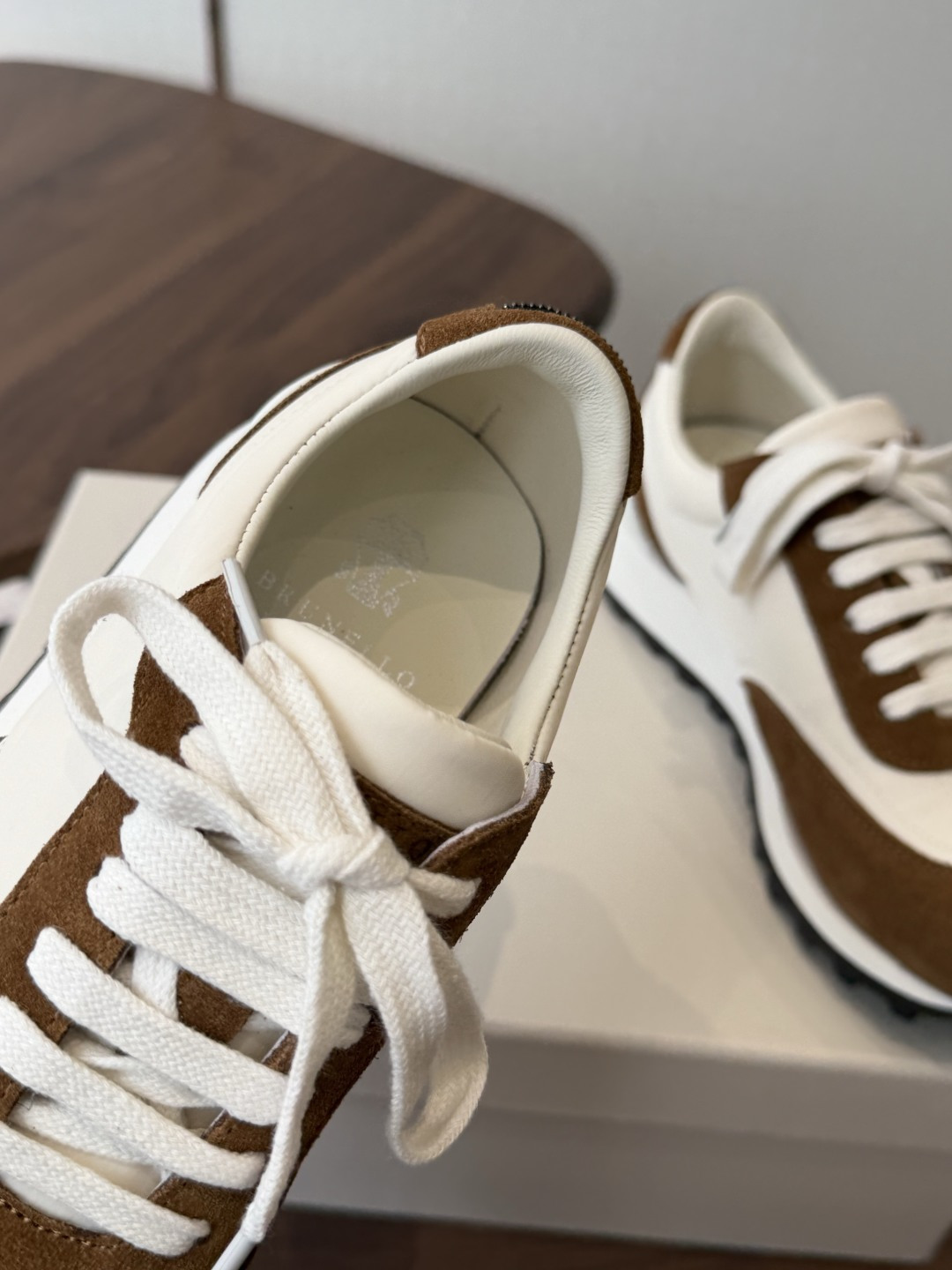 Brunello Cucinelli  26ss最新 Bc 系带 休闲鞋  鞋面进口麂皮/进口牛皮 内里进口羊毛 0.5