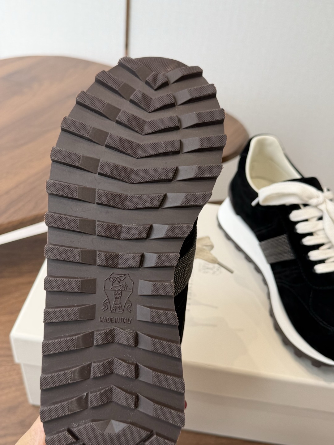 Brunello Cucinelli  26ss最新 Bc 系带 休闲鞋  鞋面进口麂皮/进口牛皮 内里进口羊毛 0.5