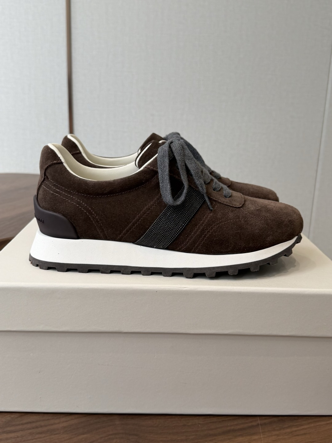 Brunello Cucinelli 26ss最新 Bc 系带 休闲鞋 鞋面进口麂皮/进口牛皮 内里进口羊毛 0.5 Brunello Cucinelli 26ss最新 Bc 系带 休闲鞋 鞋面进口麂皮/进口牛皮 内里进口羊毛 0.5
