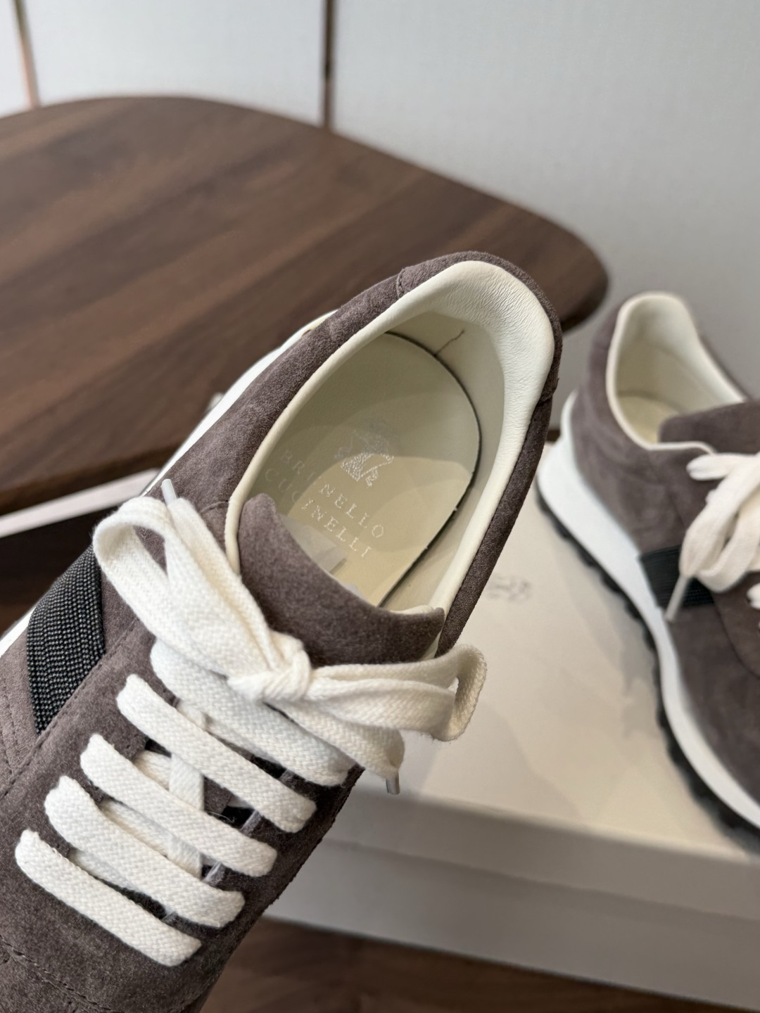 Brunello Cucinelli 26ss最新 Bc 系带 休闲鞋 鞋面进口麂皮/进口牛皮 内里进口羊毛 0.5 Brunello Cucinelli 26ss最新 Bc 系带 休闲鞋 鞋面进口麂皮/进口牛皮 内里进口羊毛 0.5