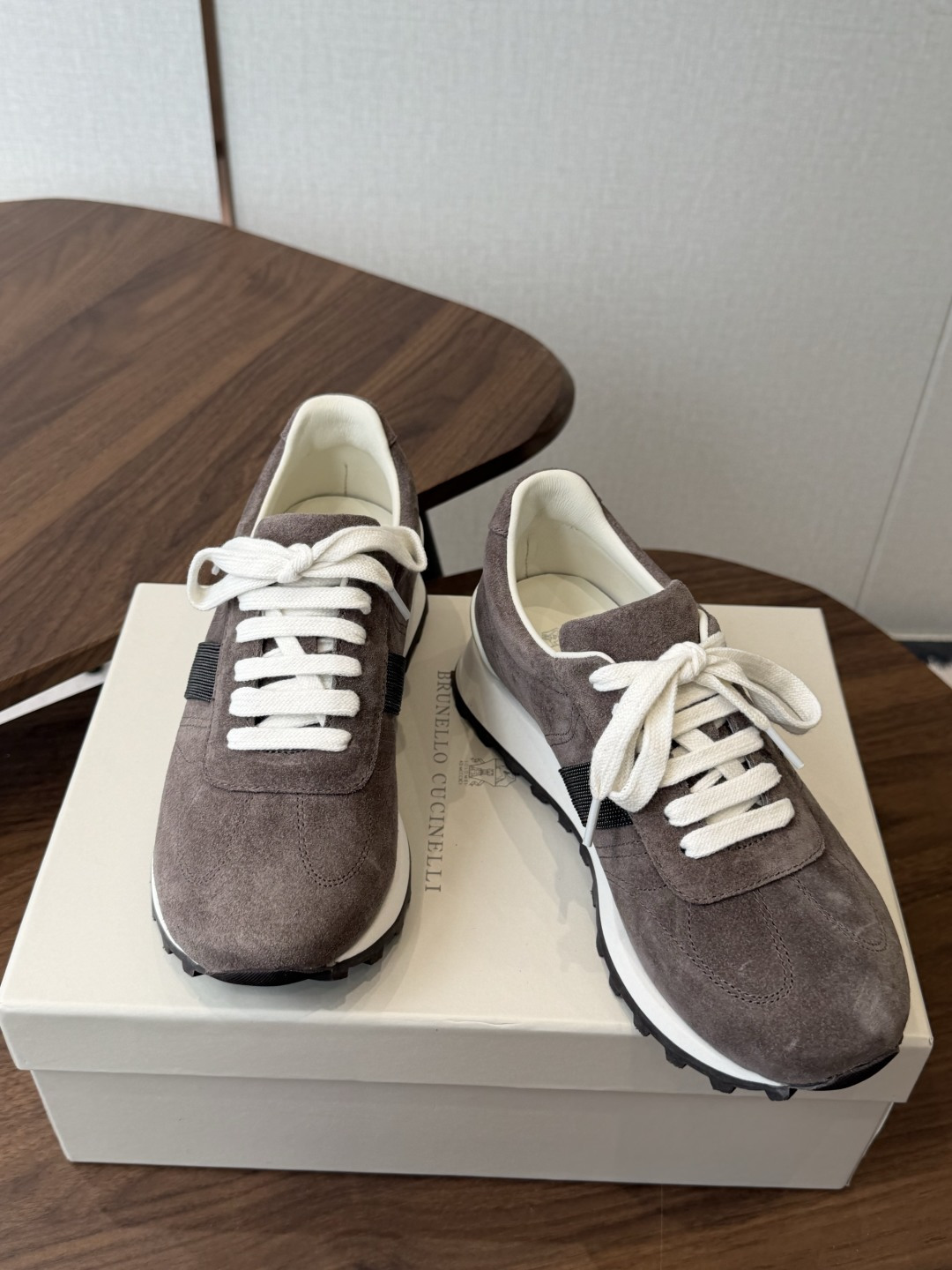 Brunello Cucinelli 26ss最新 Bc 系带 休闲鞋 鞋面进口麂皮/进口牛皮 内里进口羊毛 0.5 Brunello Cucinelli 26ss最新 Bc 系带 休闲鞋 鞋面进口麂皮/进口牛皮 内里进口羊毛 0.5