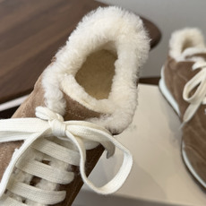 Brunello Cucinelli 26ss最新 Bc 系带 羊毛休闲鞋 鞋面进口麂皮/进口牛皮 内里进口羊毛/羊 Brunello Cucinelli 26ss最新 Bc 系带 羊毛休闲鞋 鞋面进口麂皮/进口牛皮 内里进口羊毛/羊