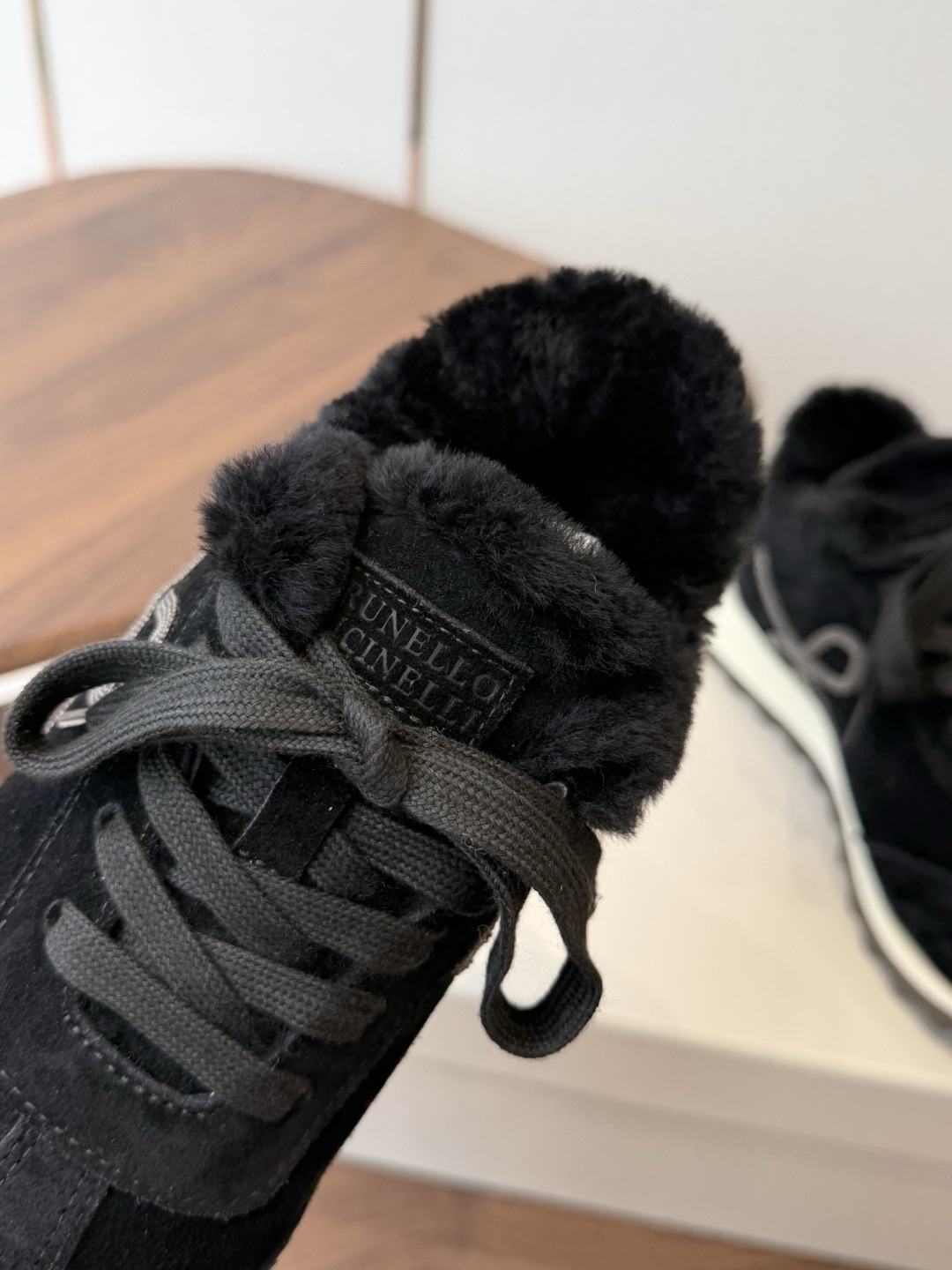 Brunello Cucinelli 26ss最新 Bc 系带 羊毛休闲鞋 鞋面进口麂皮/进口牛皮 内里进口羊毛/羊 Brunello Cucinelli 26ss最新 Bc 系带 羊毛休闲鞋 鞋面进口麂皮/进口牛皮 内里进口羊毛/羊