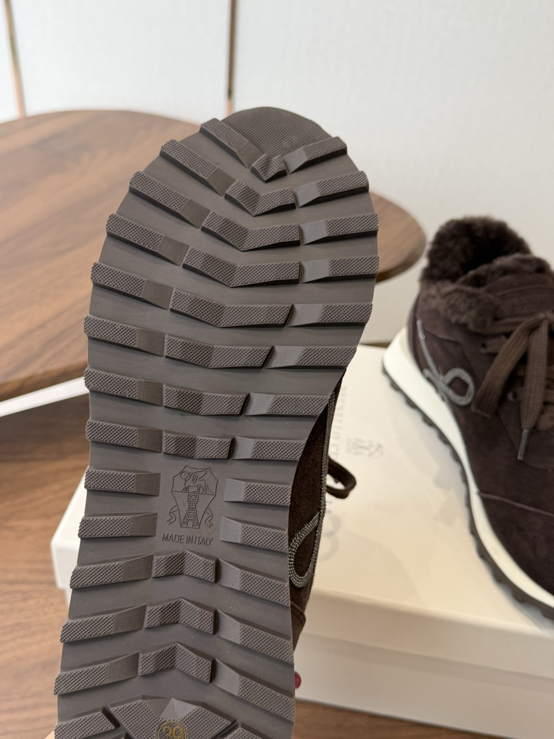 Brunello Cucinelli 26ss最新 Bc 系带 羊毛休闲鞋 鞋面进口麂皮/进口牛皮 内里进口羊毛/羊 Brunello Cucinelli 26ss最新 Bc 系带 羊毛休闲鞋 鞋面进口麂皮/进口牛皮 内里进口羊毛/羊