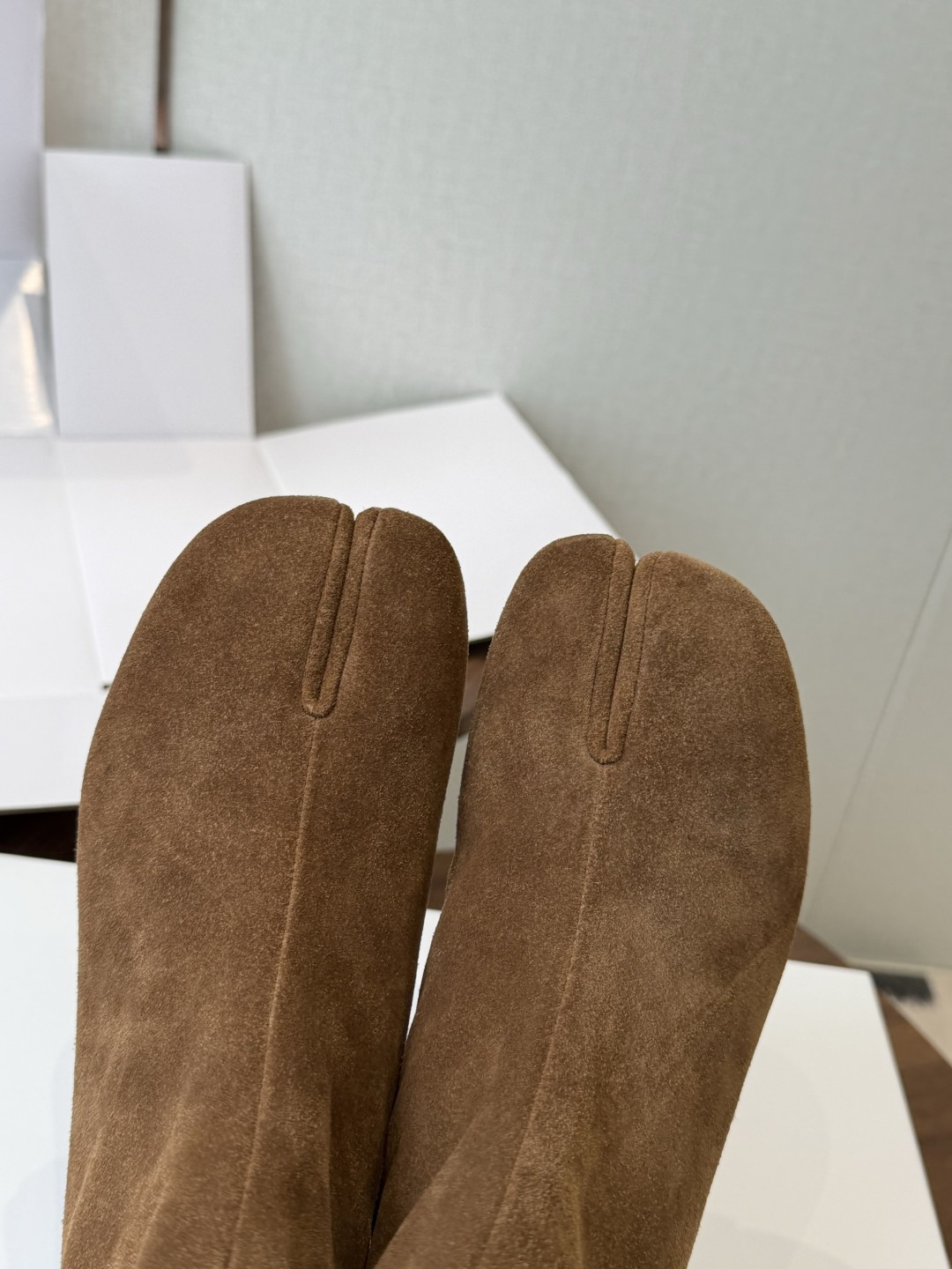 莞产（⚠️官网同步✈️盒包装） MaisonMargiela MM6 马吉拉分趾系列粗跟跟分趾靴 代购同渠道硬货（区分市