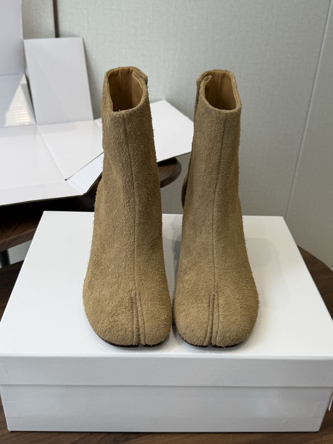莞产（⚠️官网同步✈️盒包装） MaisonMargiela MM6 马吉拉分趾系列粗跟跟分趾靴 代购同渠道硬货（区分市
