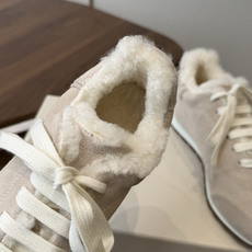 Brunello Cucinelli 26ss最新 Bc 系带 羊毛休闲鞋 鞋面进口麂皮/进口牛皮 内里进口羊毛/羊 Brunello Cucinelli 26ss最新 Bc 系带 羊毛休闲鞋 鞋面进口麂皮/进口牛皮 内里进口羊毛/羊