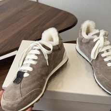 Brunello Cucinelli 26ss最新 Bc 系带 羊毛休闲鞋 鞋面进口麂皮/进口牛皮 内里进口羊毛/羊 Brunello Cucinelli 26ss最新 Bc 系带 羊毛休闲鞋 鞋面进口麂皮/进口牛皮 内里进口羊毛/羊