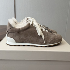 Brunello Cucinelli 26ss最新 Bc 系带 羊毛休闲鞋 鞋面进口麂皮/进口牛皮 内里进口羊毛/羊 Brunello Cucinelli 26ss最新 Bc 系带 羊毛休闲鞋 鞋面进口麂皮/进口牛皮 内里进口羊毛/羊