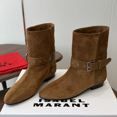 Isabel Marant 伊莎贝尔 26ss 少女感 一眼就心动 一脚蹬平底短靴 isabel marant Isabel Marant 伊莎贝尔 26ss 少女感 一眼就心动 一脚蹬平底短靴 isabel marant