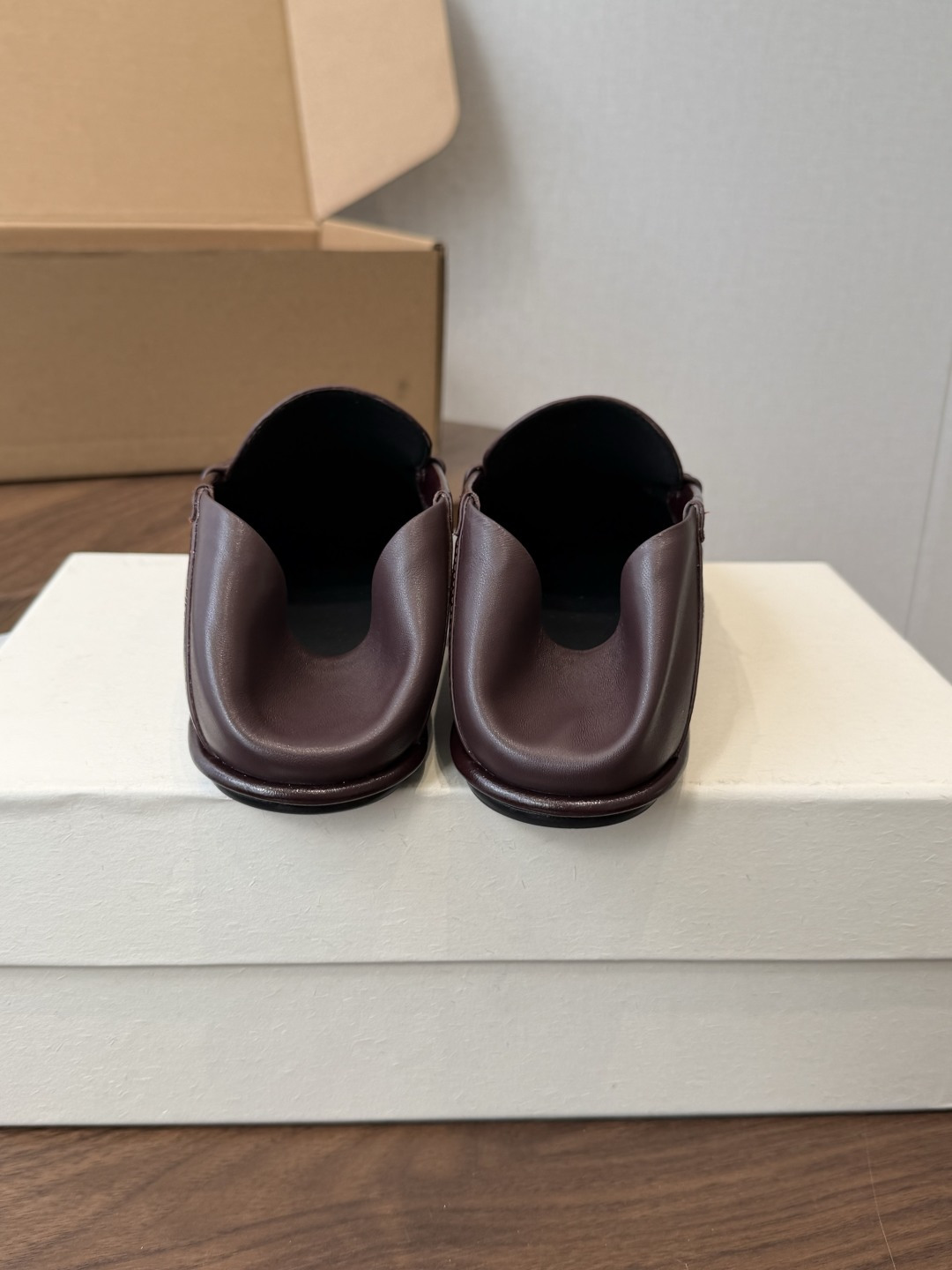 Saint Laurent Burgundy Croc-Effect Loafers