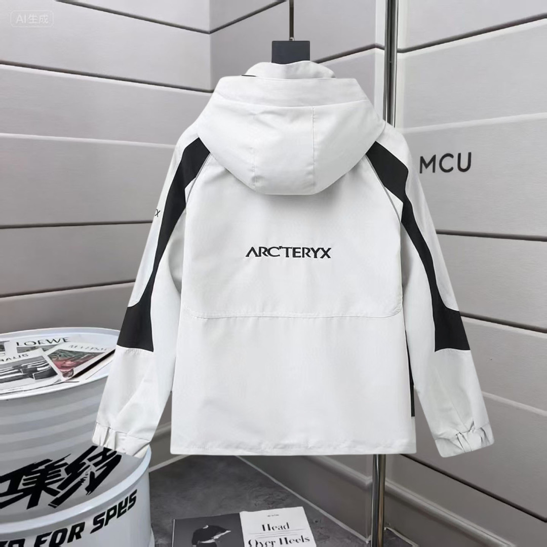 Official same style RC.TERYX men's jacket, 2025 autumn-winter new release. Full labels, unisex in black/white, sizes M-3XL. Premium quality, comfortable fabric, excellent fit.-Big cat