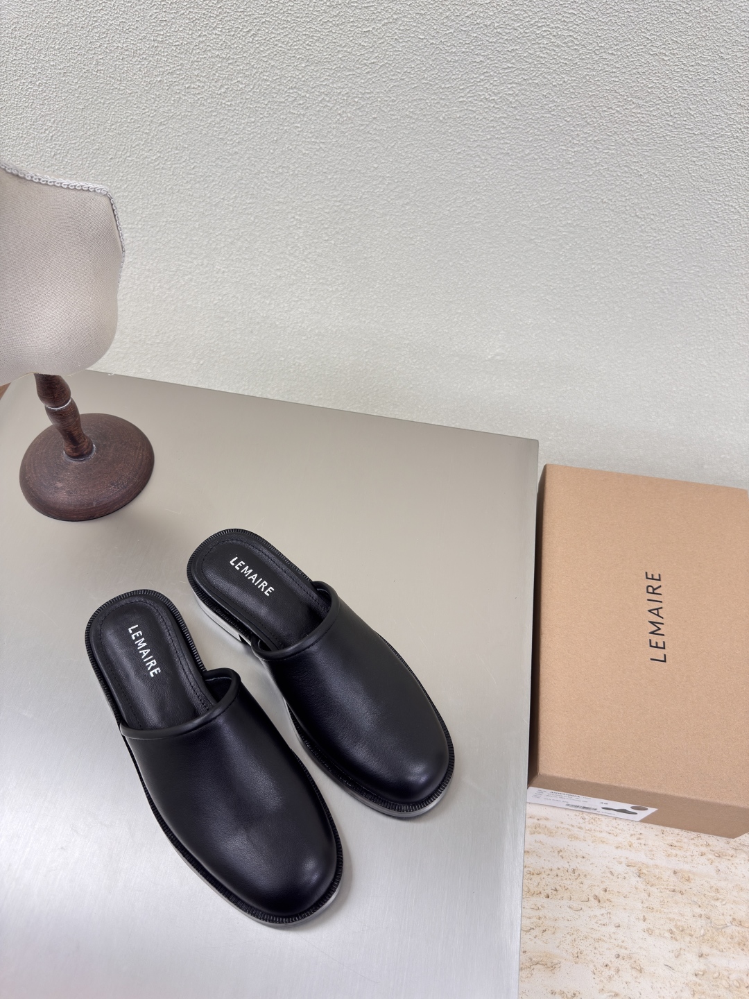 Lemaire Paris Designer Shoes: Calf Skin Flats and Slip-Proof Leather Bag