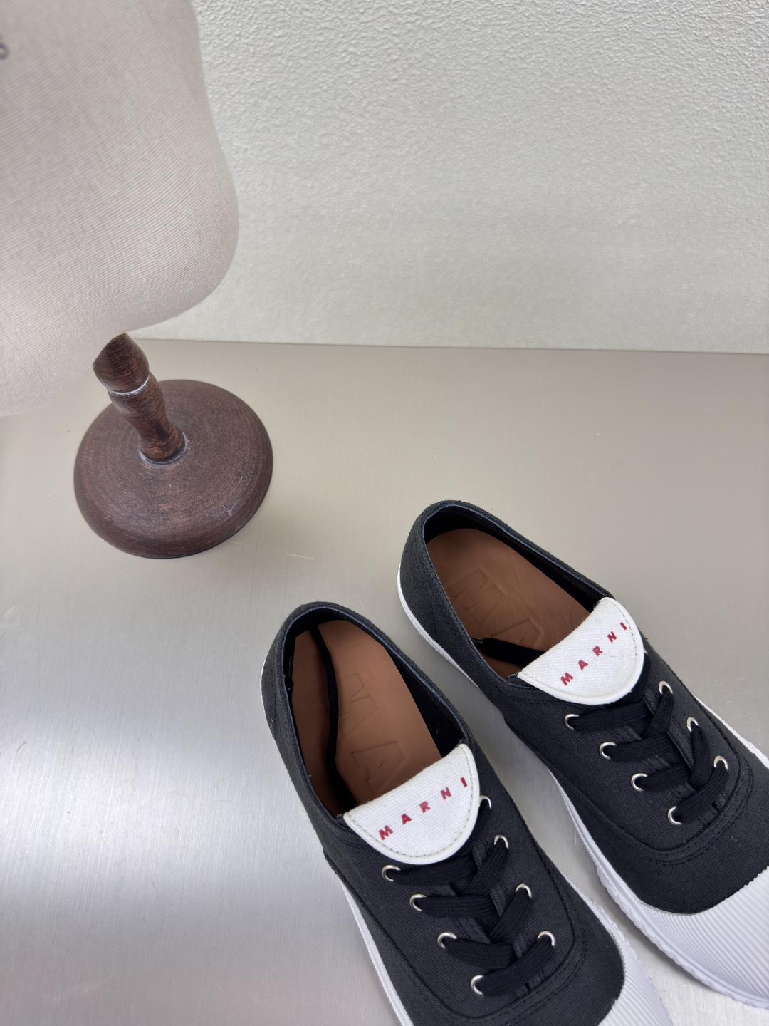 Cozy Mickey Head Design on Black Tarp Fabric with Family Logo Stamp - 图片 2