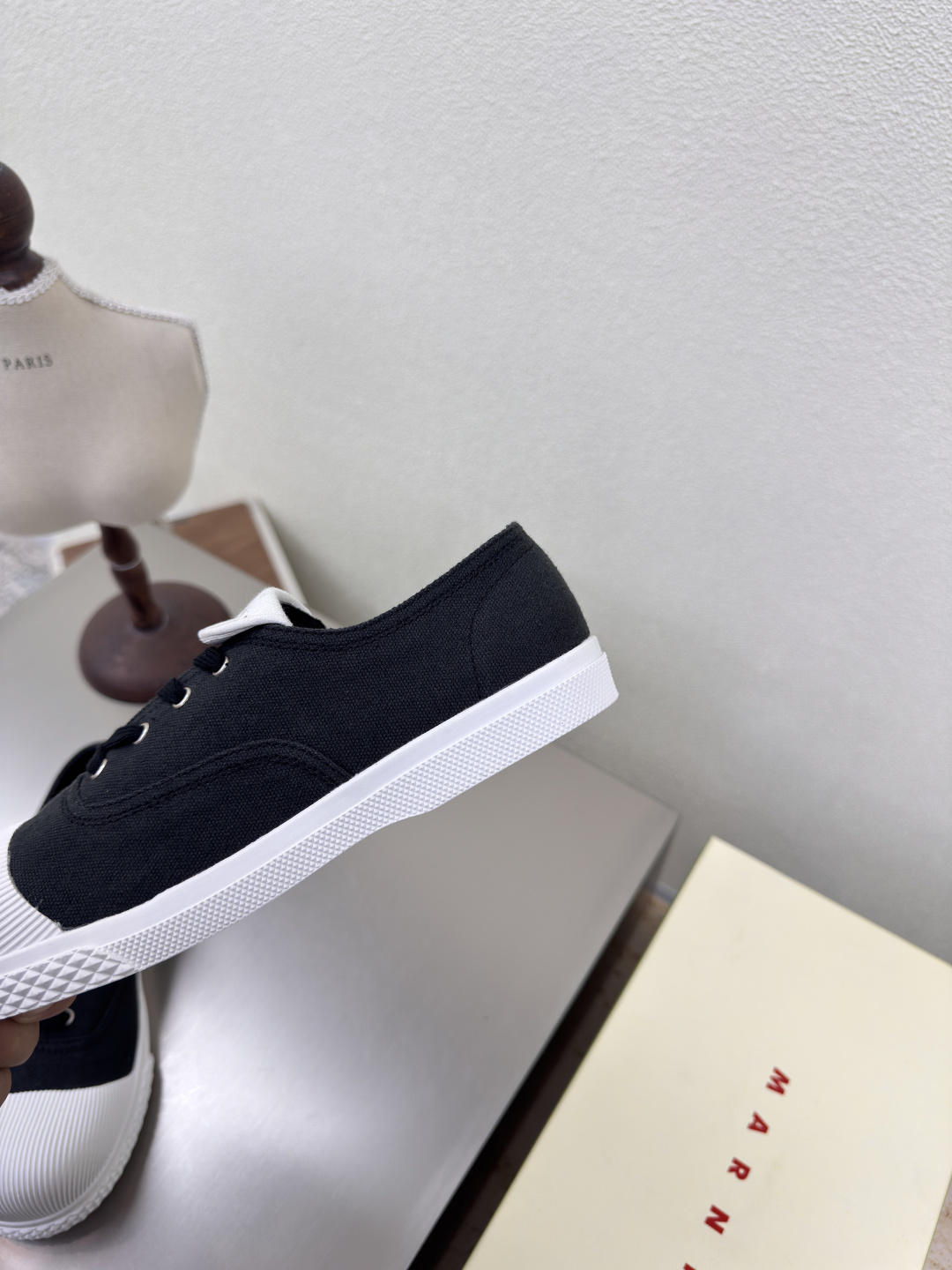 Cozy Mickey Head Design on Black Tarp Fabric with Family Logo Stamp - 图片 4