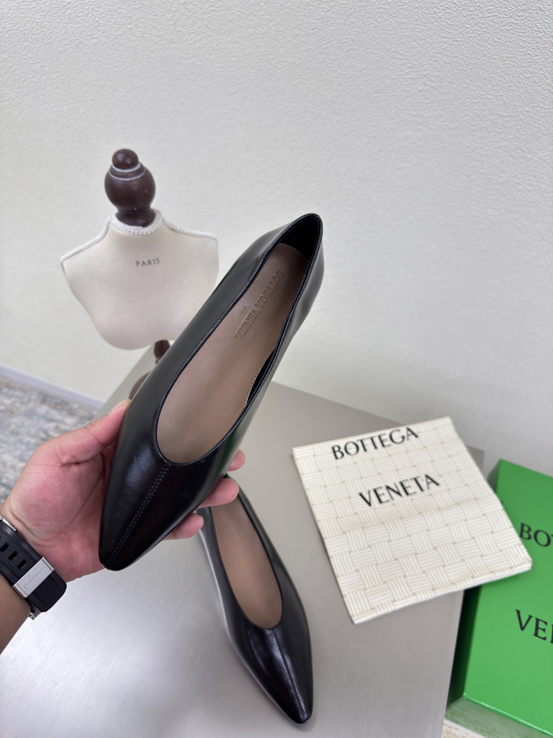 BV Sofia Ballet Shoes: Elegant Leather Design with High-End Comfort and Style - 图片 4