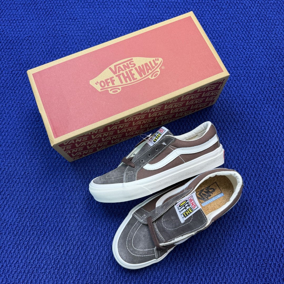 虎扑版！Vans Sk8-Low 低帮 K13V纯原级别外贸订单！万斯经典 硫化帆布板鞋正品海鸥线 鞋头