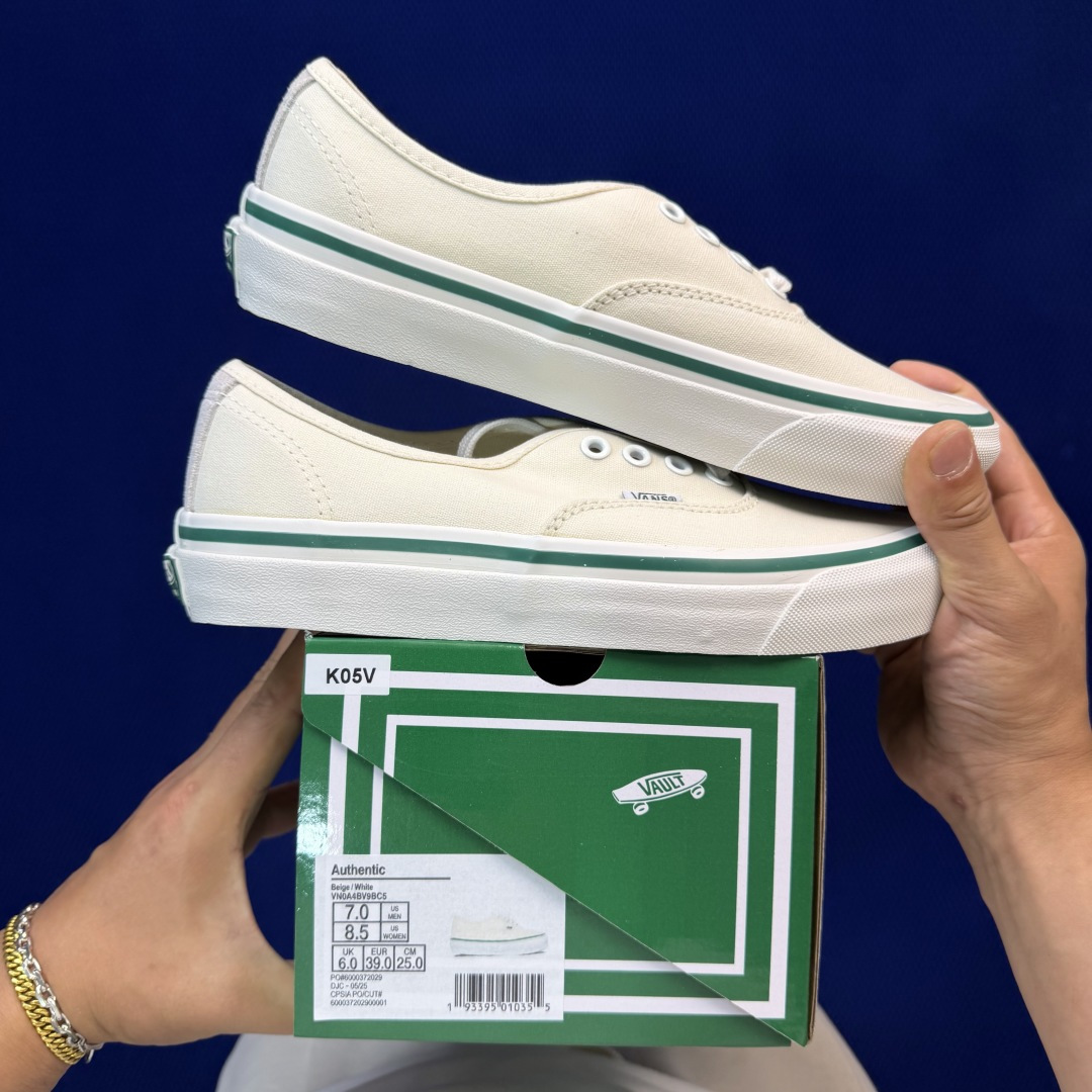 虎扑版！Vans Authentic 安纳海姆 K05V纯原级别外贸订单！万斯经典 硫化帆布板鞋正品海鸥