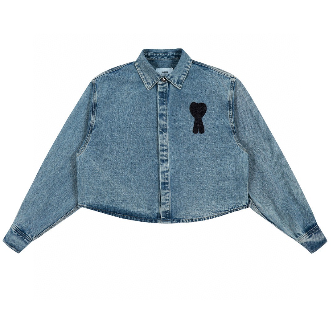 High-Quality Women’s Cowboy Suit with Ami Amy Branding in Deep Blue - 图片 7