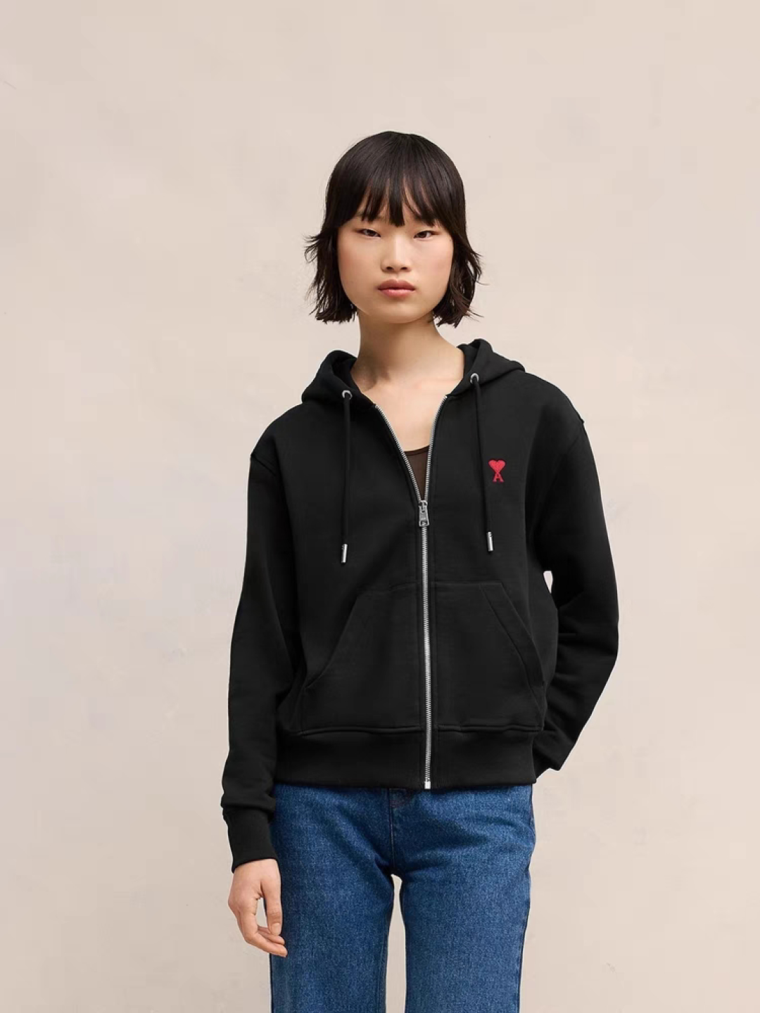 “High-Quality Women’s Clothes with Ami’s Little Love Zipper in 11 Colors – Sizes S to XL” - 图片 2