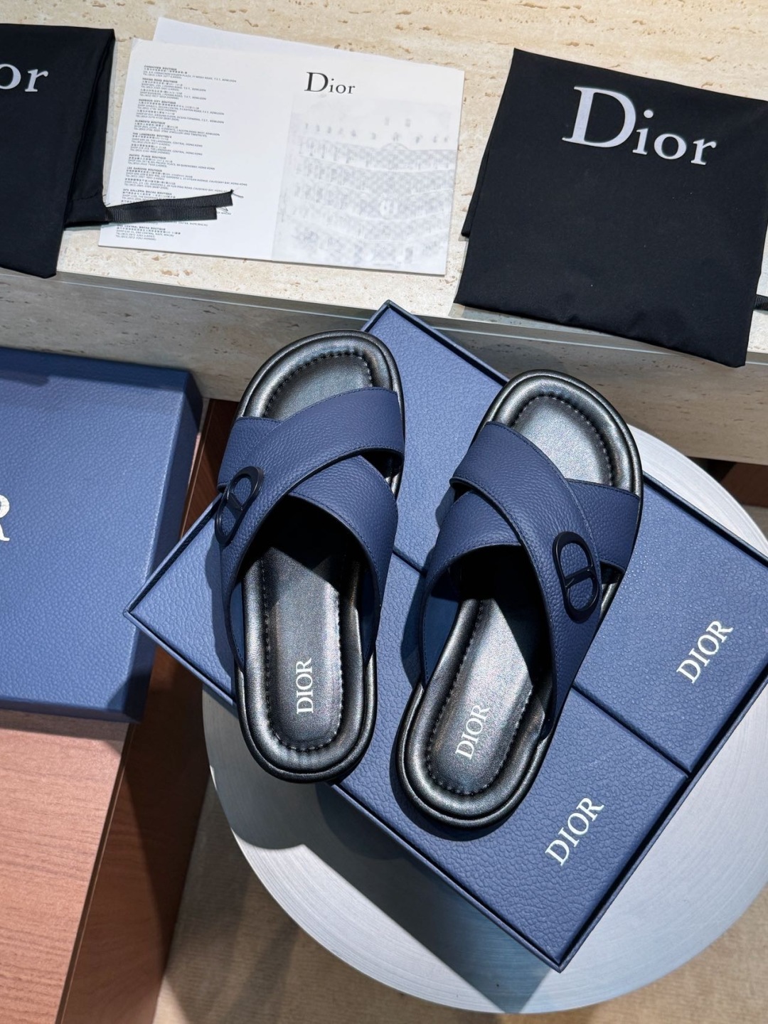 נעליים גברים Dior Alias מעור הנוחיות Oblique מעור מושבע באיכות ייצורית 5 cmp m1749660804666 2334