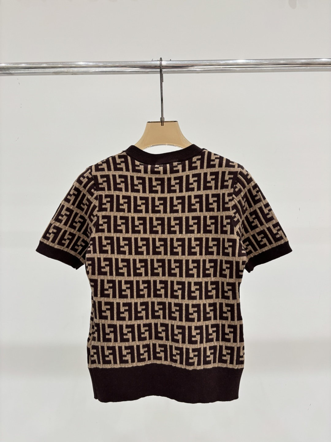 Футболка Fendi с монограммным узором