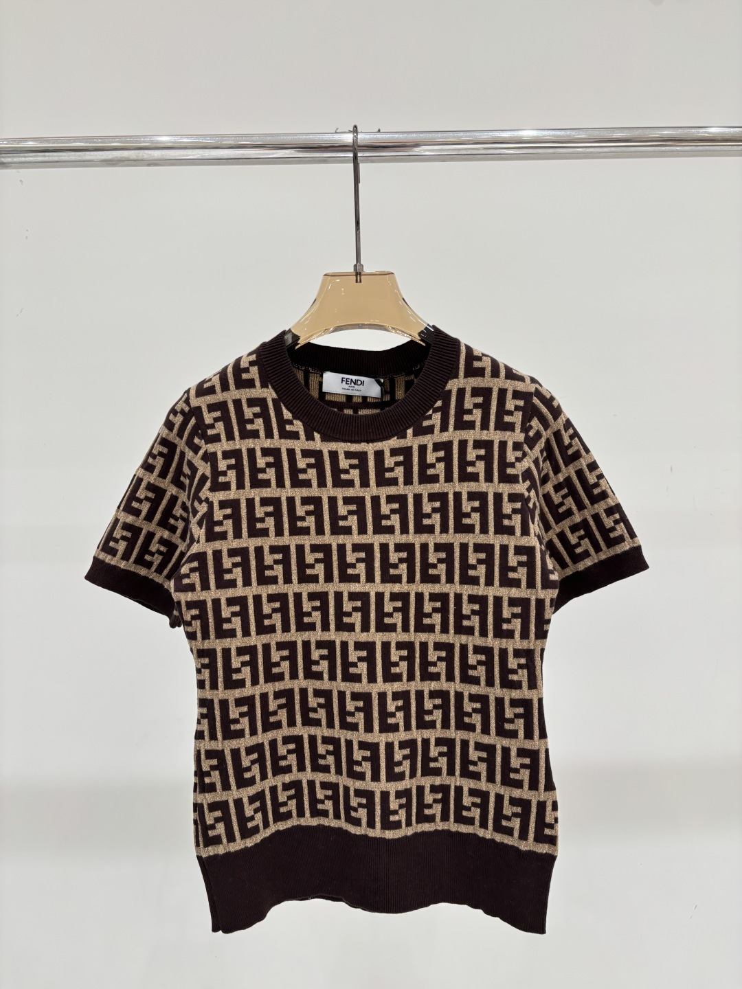 Футболка Fendi с монограммным узором