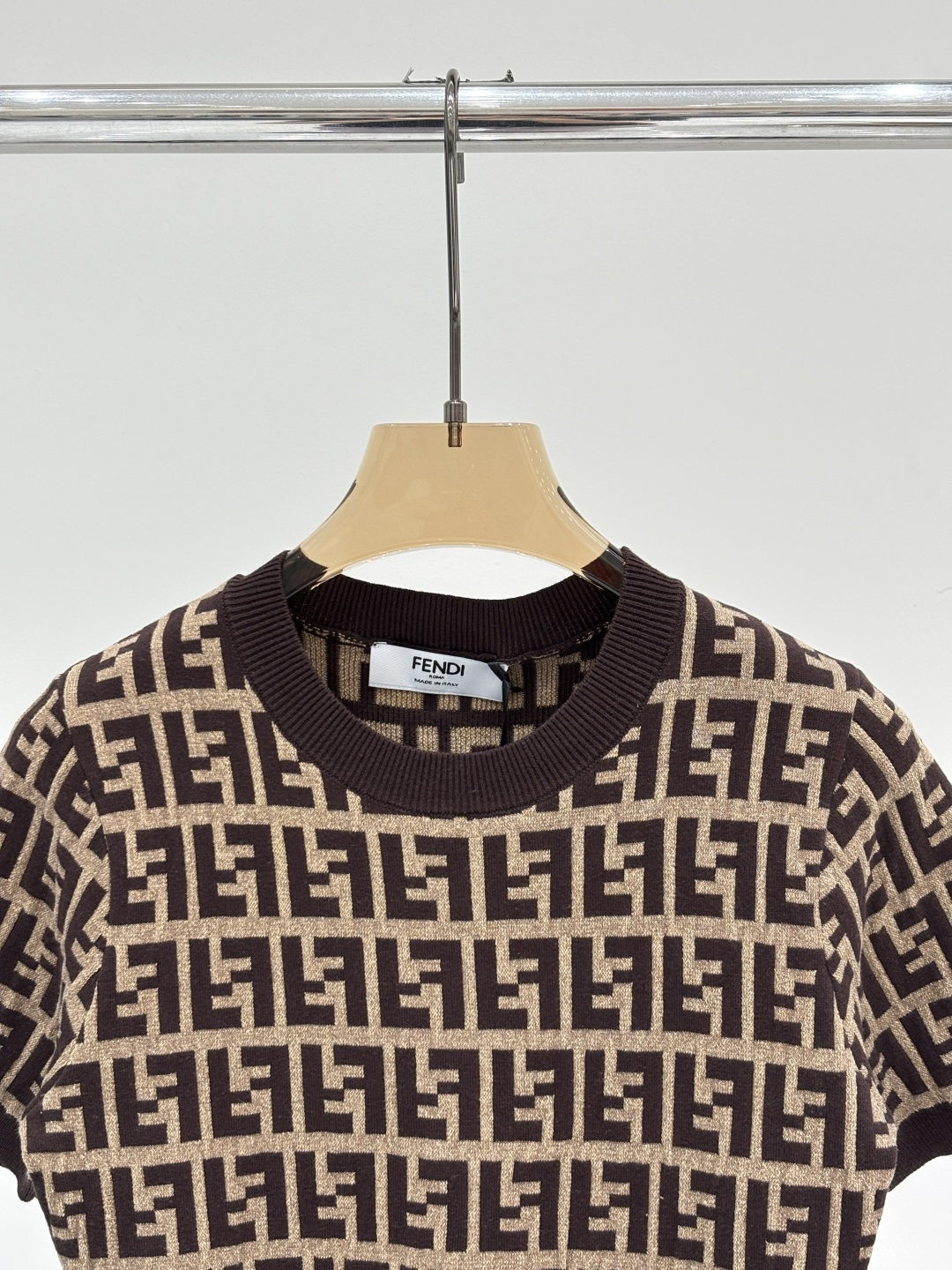 Футболка Fendi с монограммным узором