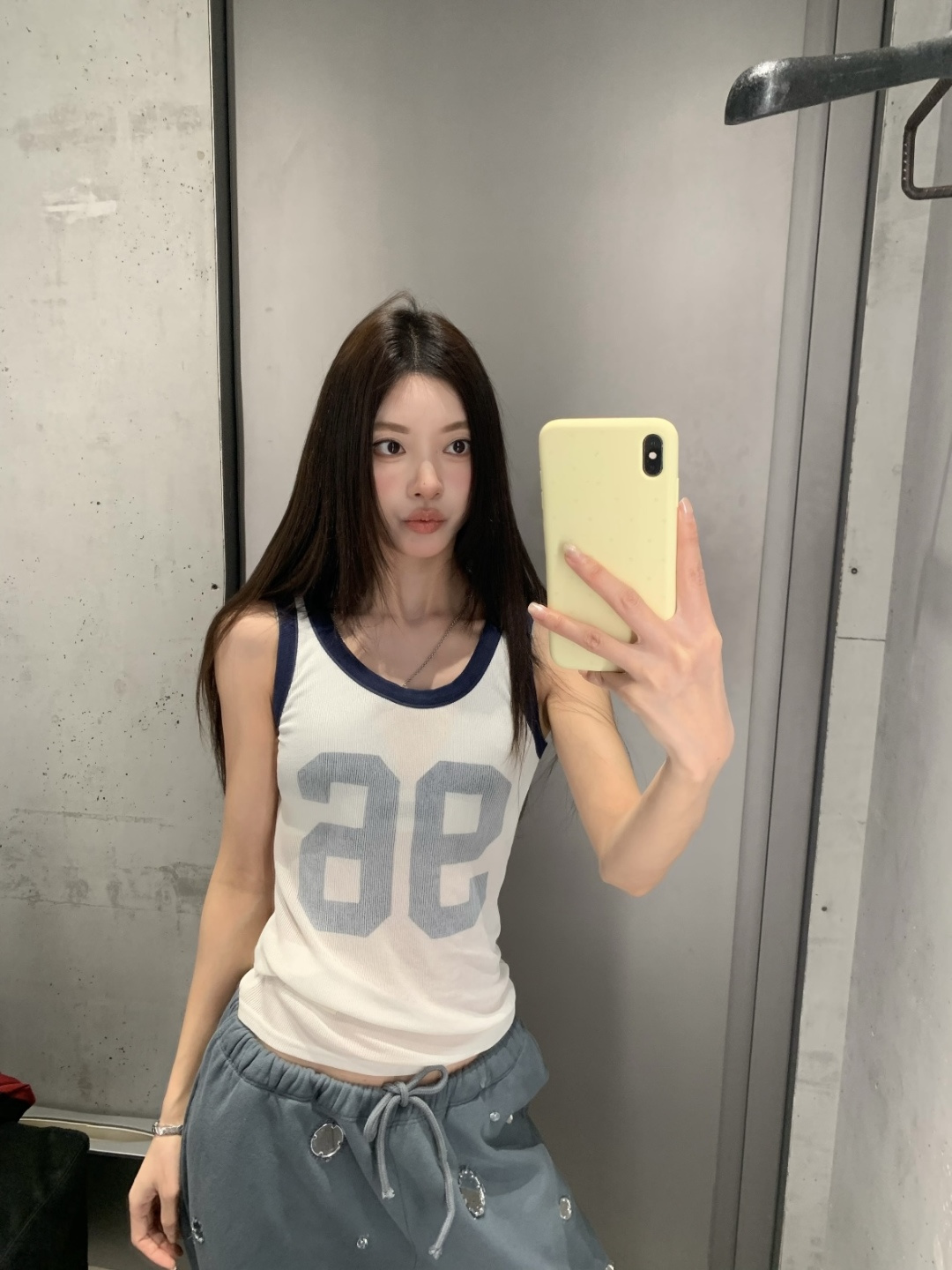 아크네스튜디오 컬러 블록 로고 슬림핏 반팔 티셔츠 26 SS 이미지 9
