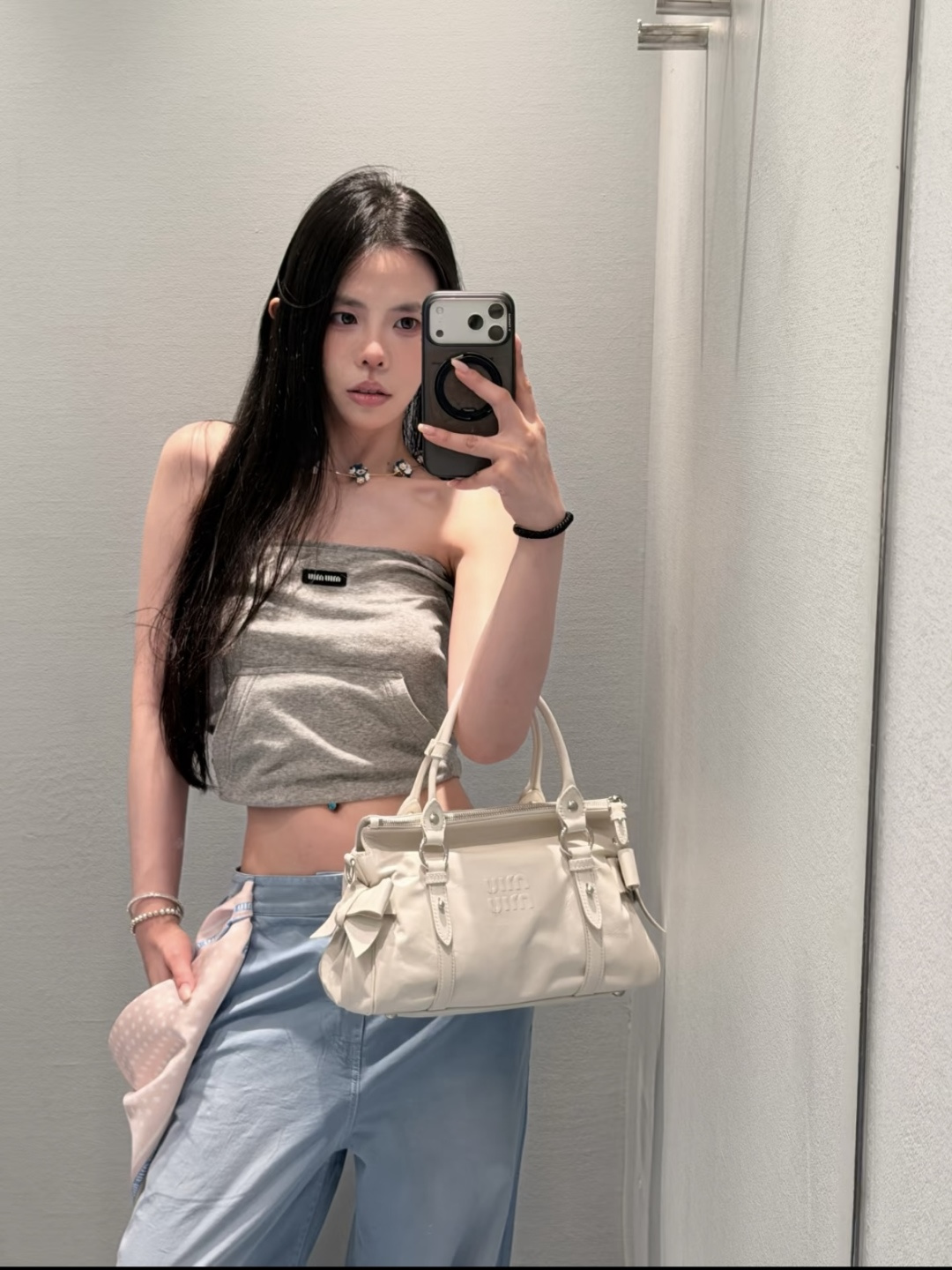 미우미우 26SS 여성 반팔 132846 Miu Miu T Shirt 썸네일 이미지