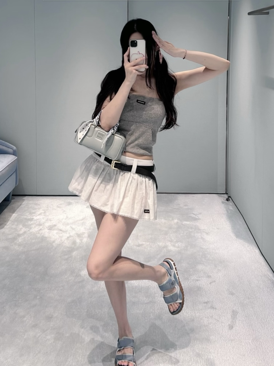 미우미우 26SS 여성 반팔 132846 Miu Miu T Shirt 썸네일 이미지