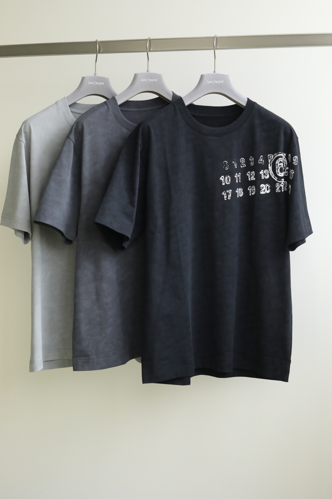 🆕MM家数字艺术25FW新品oversize阔版短袖进口100%埃及棉胸前个性数字印花宽松男士短袖纯棉T