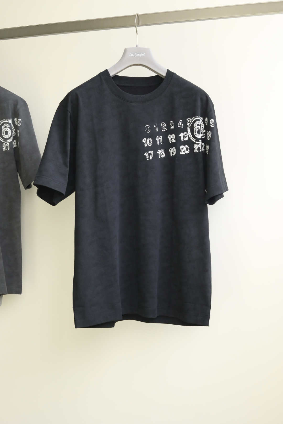 🆕MM家数字艺术25FW新品oversize阔版短袖进口100%埃及棉胸前个性数字印花宽松男士短袖纯棉T
