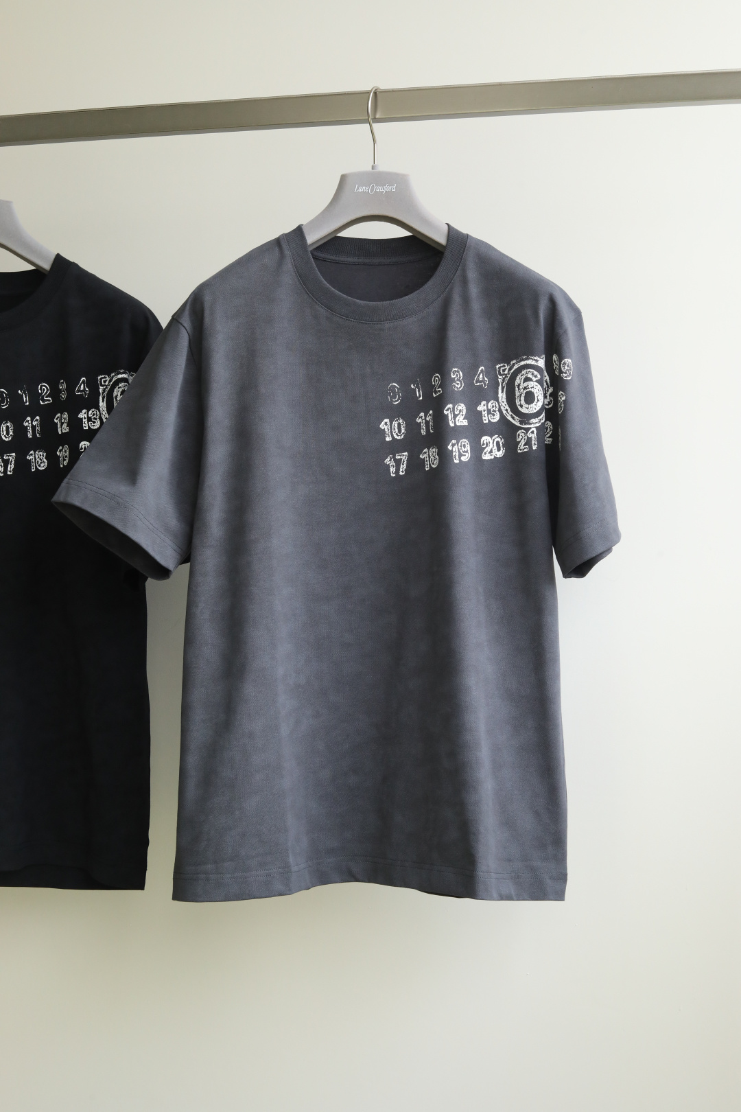 🆕MM家数字艺术25FW新品oversize阔版短袖进口100%埃及棉胸前个性数字印花宽松男士短袖纯棉T