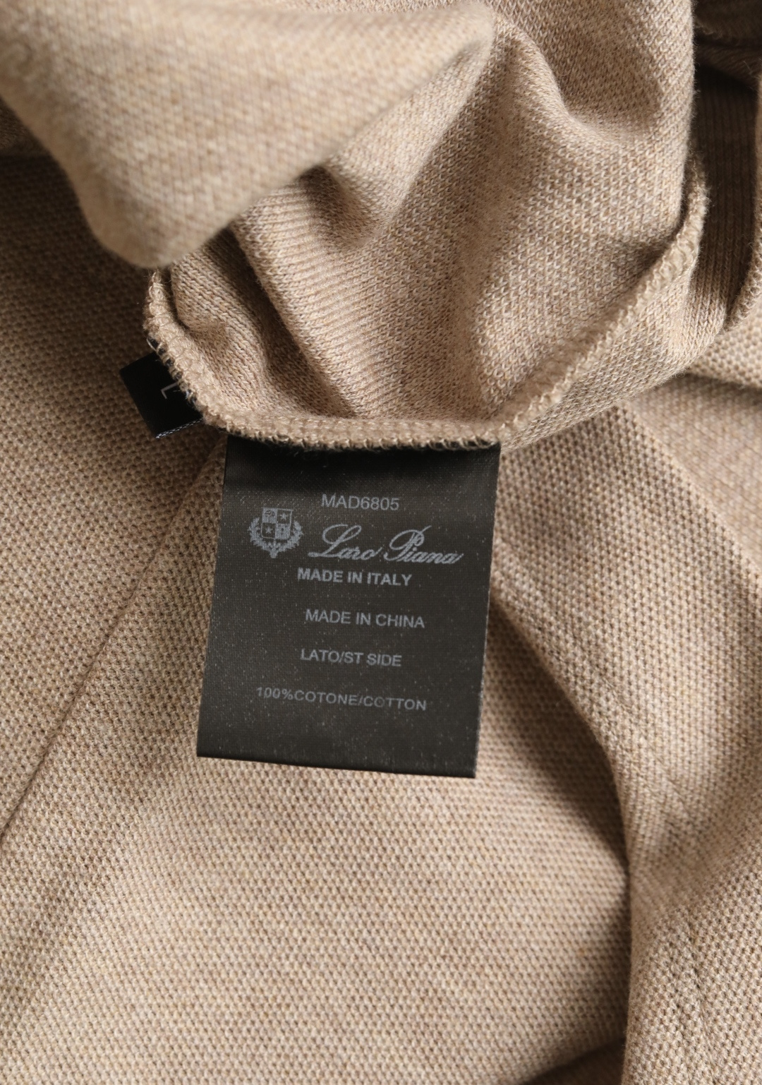 🆕 2026 NEW COLLECTION |春夏新品 Loro piana 独家双层领制轻薄T恤 选用