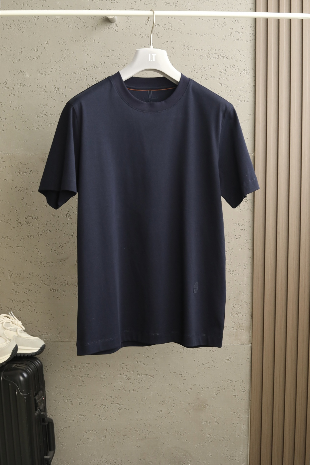 NEW DROP🍃2026 SS春夏新款｜静奢风格 意式浪漫｜B*rioni 双色短袖T恤 定织定染的超