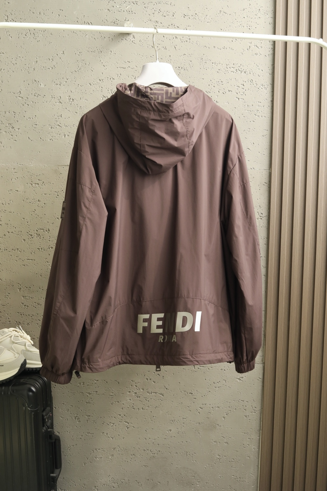 🔥🔥🔥2026年春款上新FE*DI 芬*迪 26春季新款夹克外套立体剪裁廓形版型上身显瘦帅气！衣身印双F