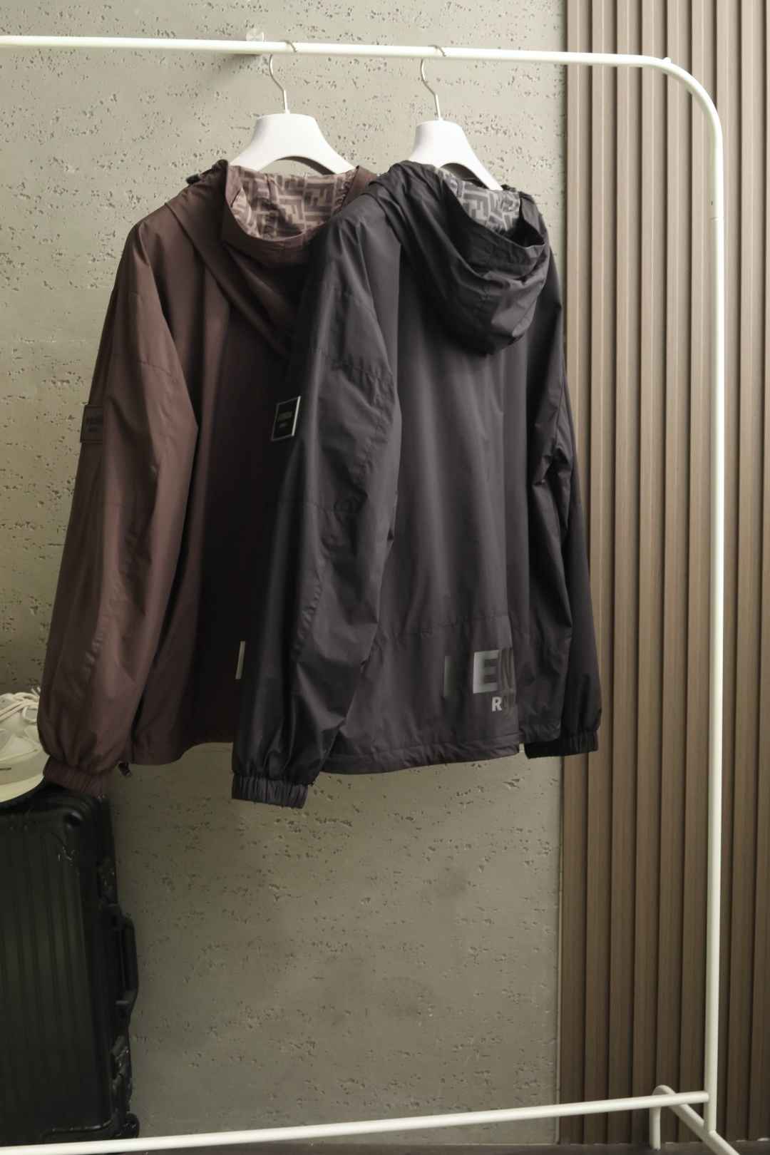 🔥🔥🔥2026年春款上新FE*DI 芬*迪 26春季新款夹克外套立体剪裁廓形版型上身显瘦帅气！衣身印双F