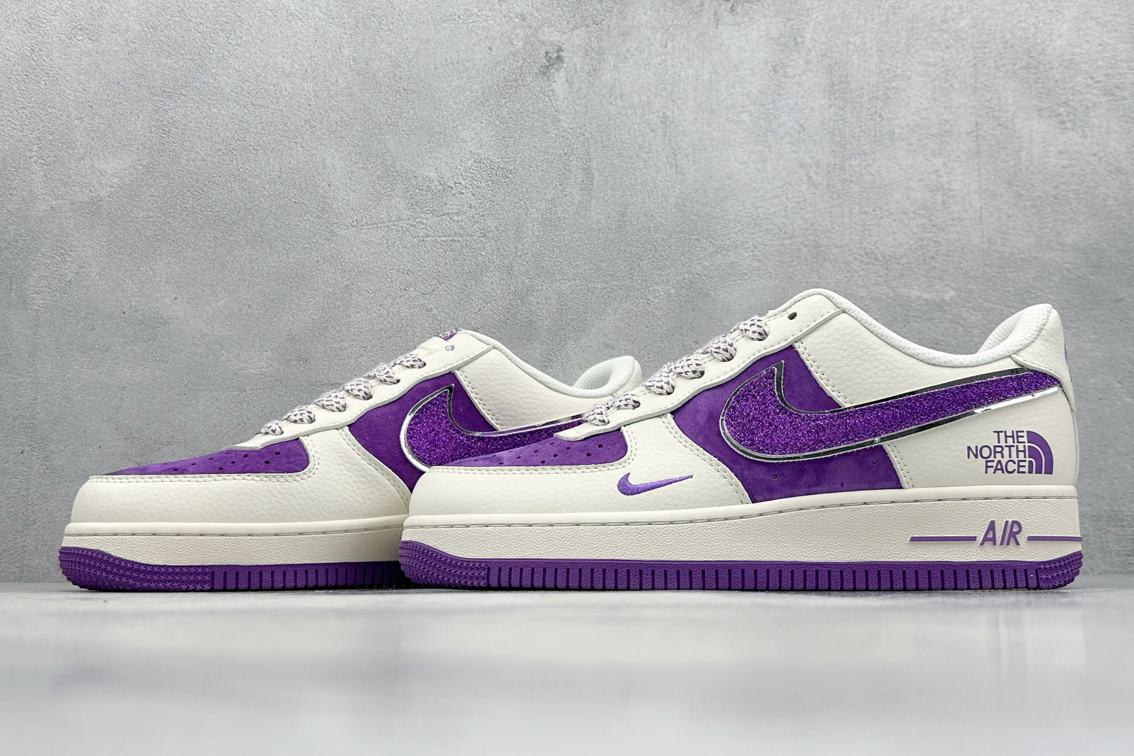 Nike Air Force 1 Low 07 x The North Face 白紫小钩满天星 QY6818-536