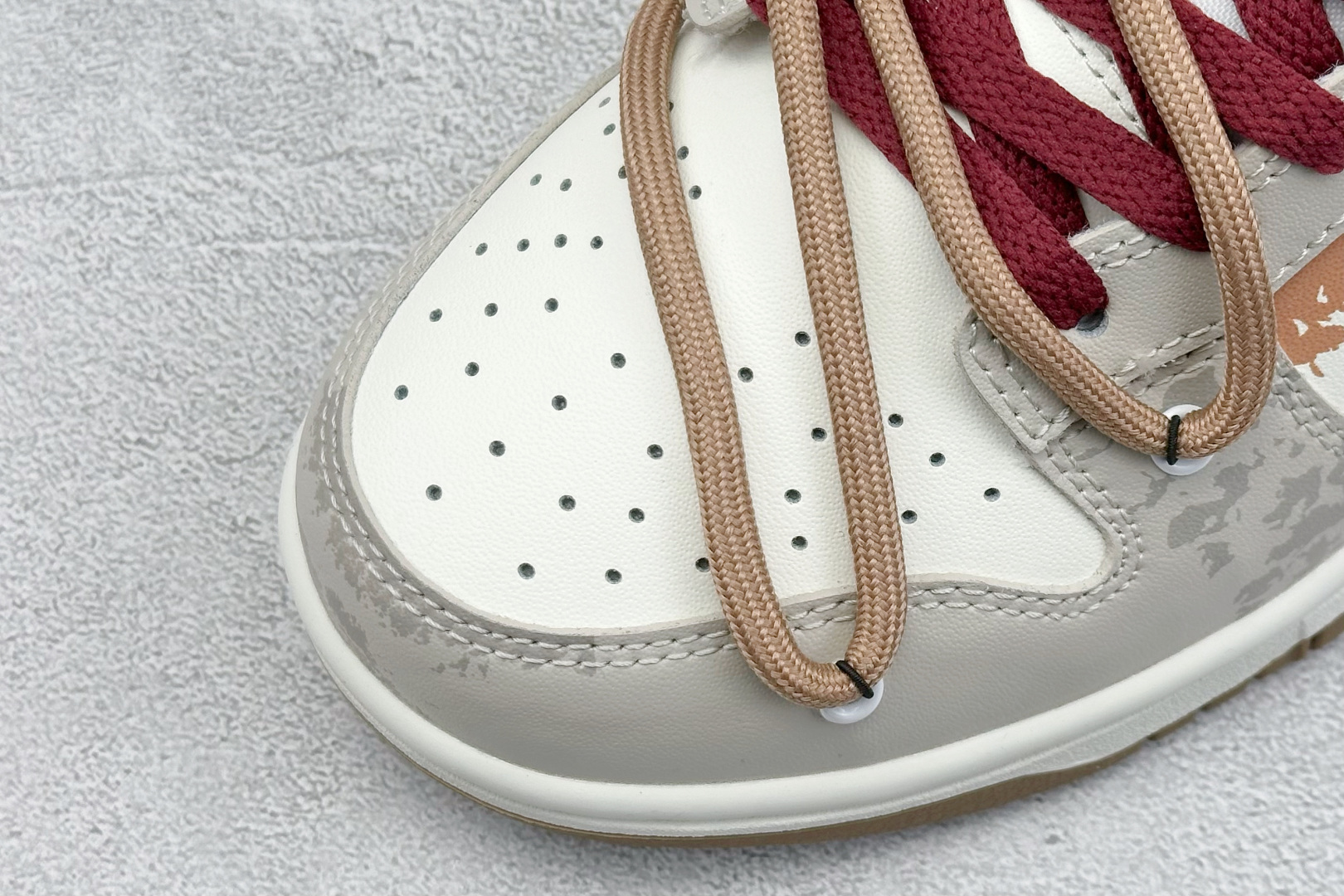 YC版 Nike SB Dunk Low 考拉派对 荒芜尽头 废土 解构做旧涂鸦 米棕  FB7160-161